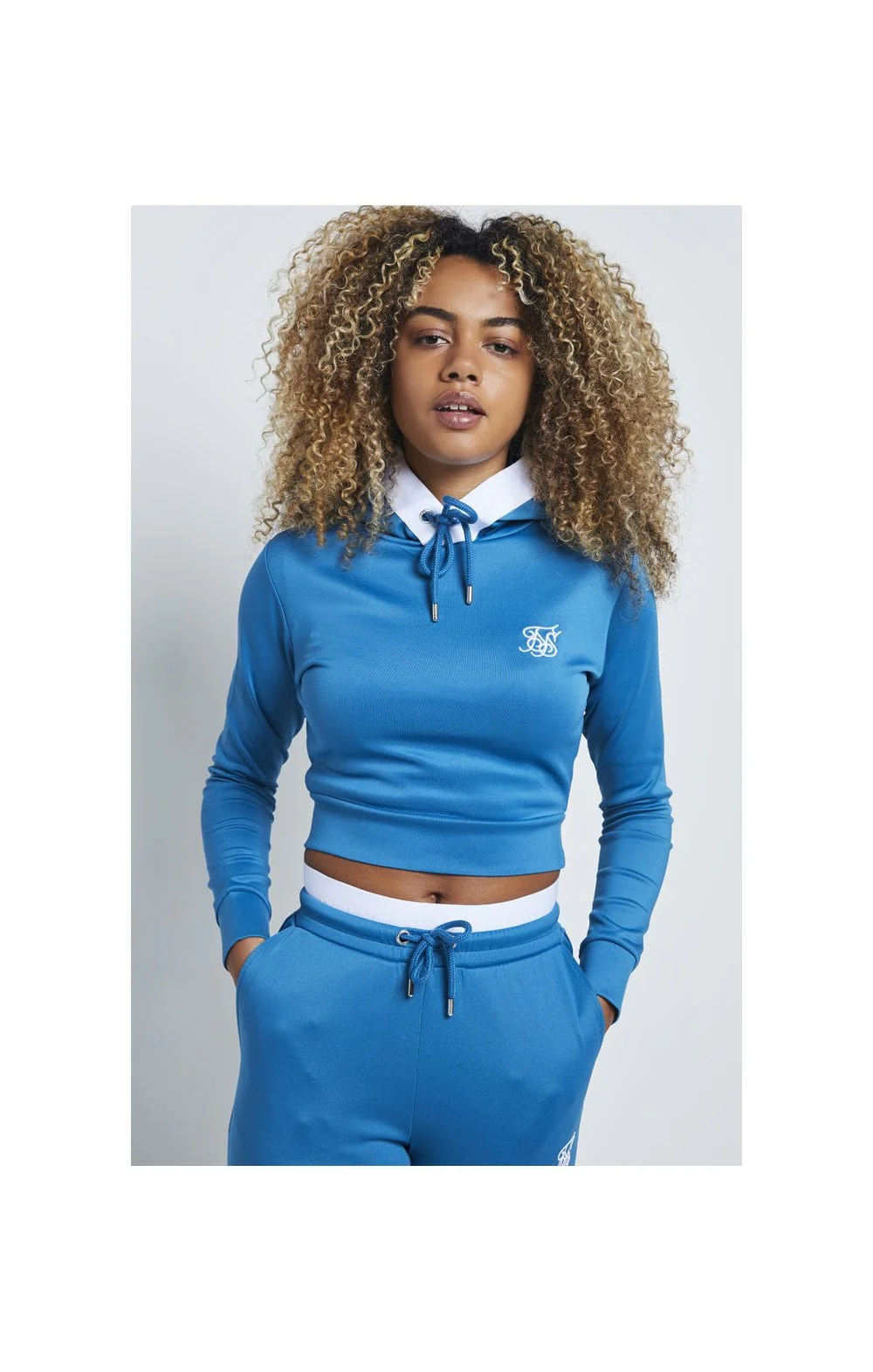 SikSilk Taped Hood Track Top - Celestial