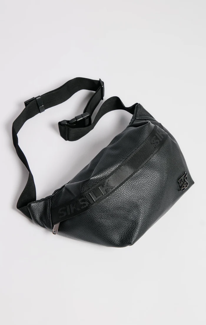SikSilk Taped Pocket Bumbag - Black - Image 3
