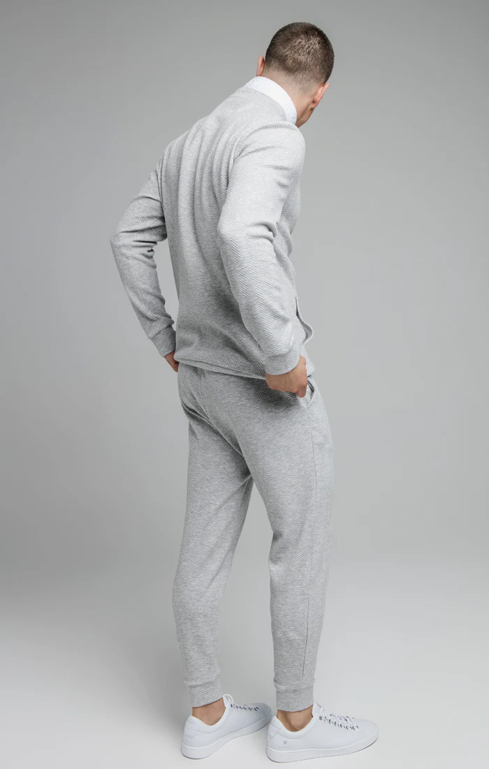 Grey Taped Quarter Zip - Image 5