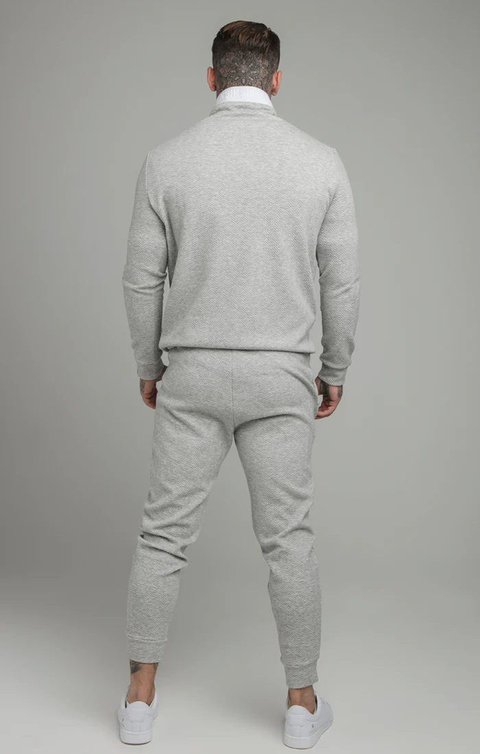 Grey Taped Quarter Zip - Image 6