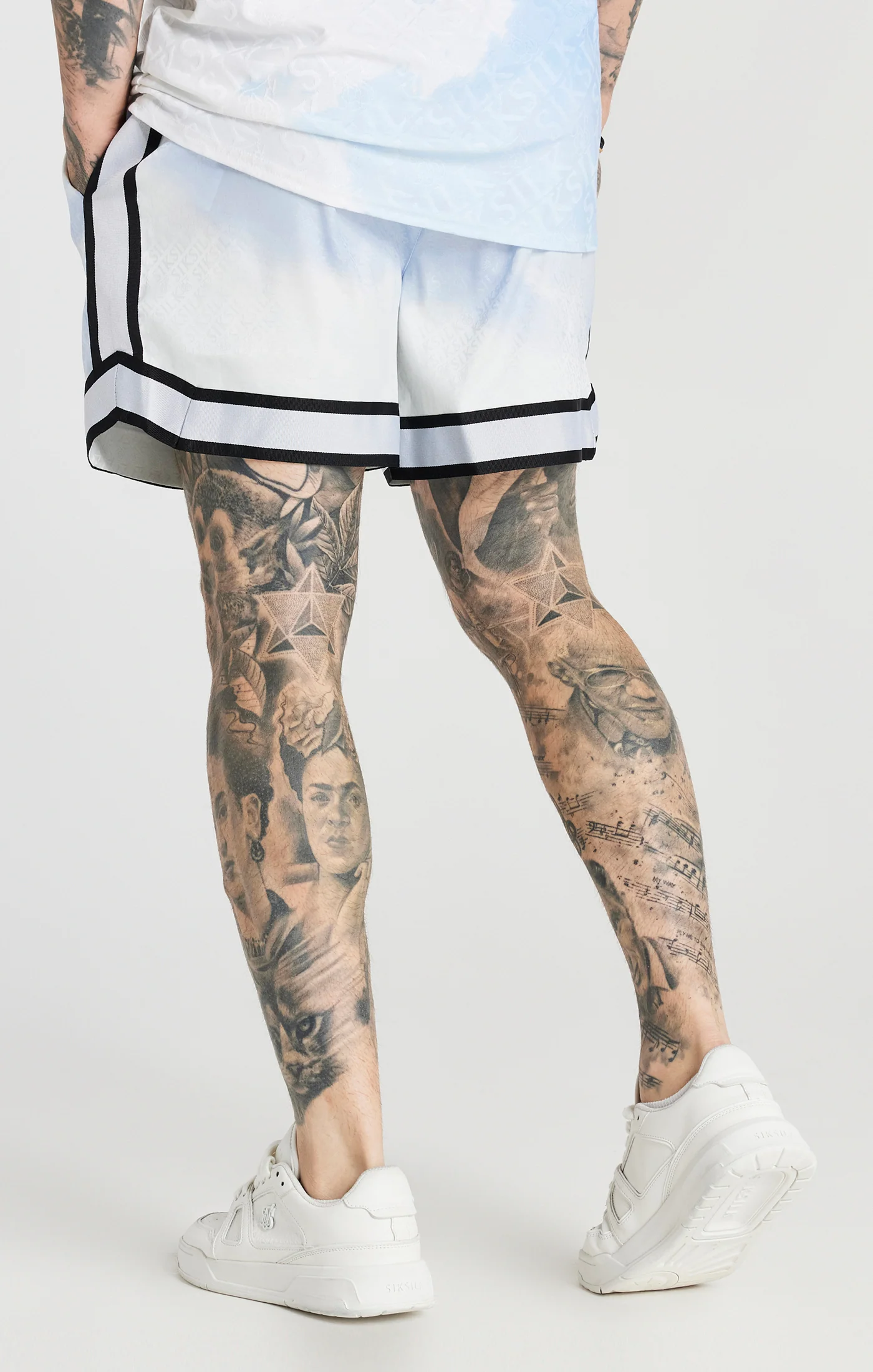 White Taped Smart Short - Image 3