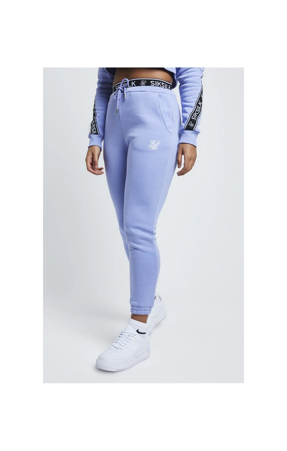 SikSilk Taped Waist Jogger - Violet