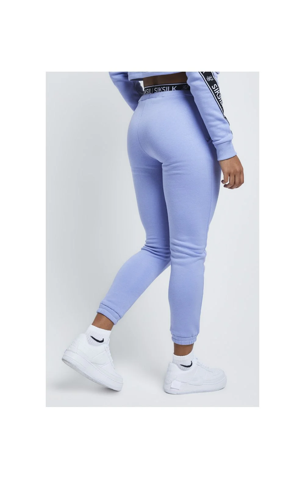 SikSilk Taped Waist Jogger - Violet - Image 5