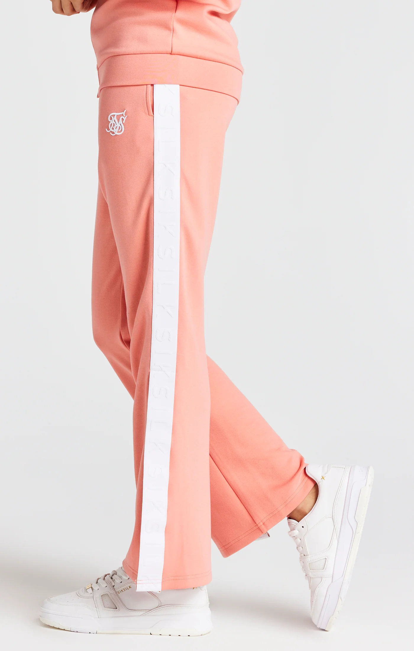Girls Coral Taped Wide Leg Pant - Image 2