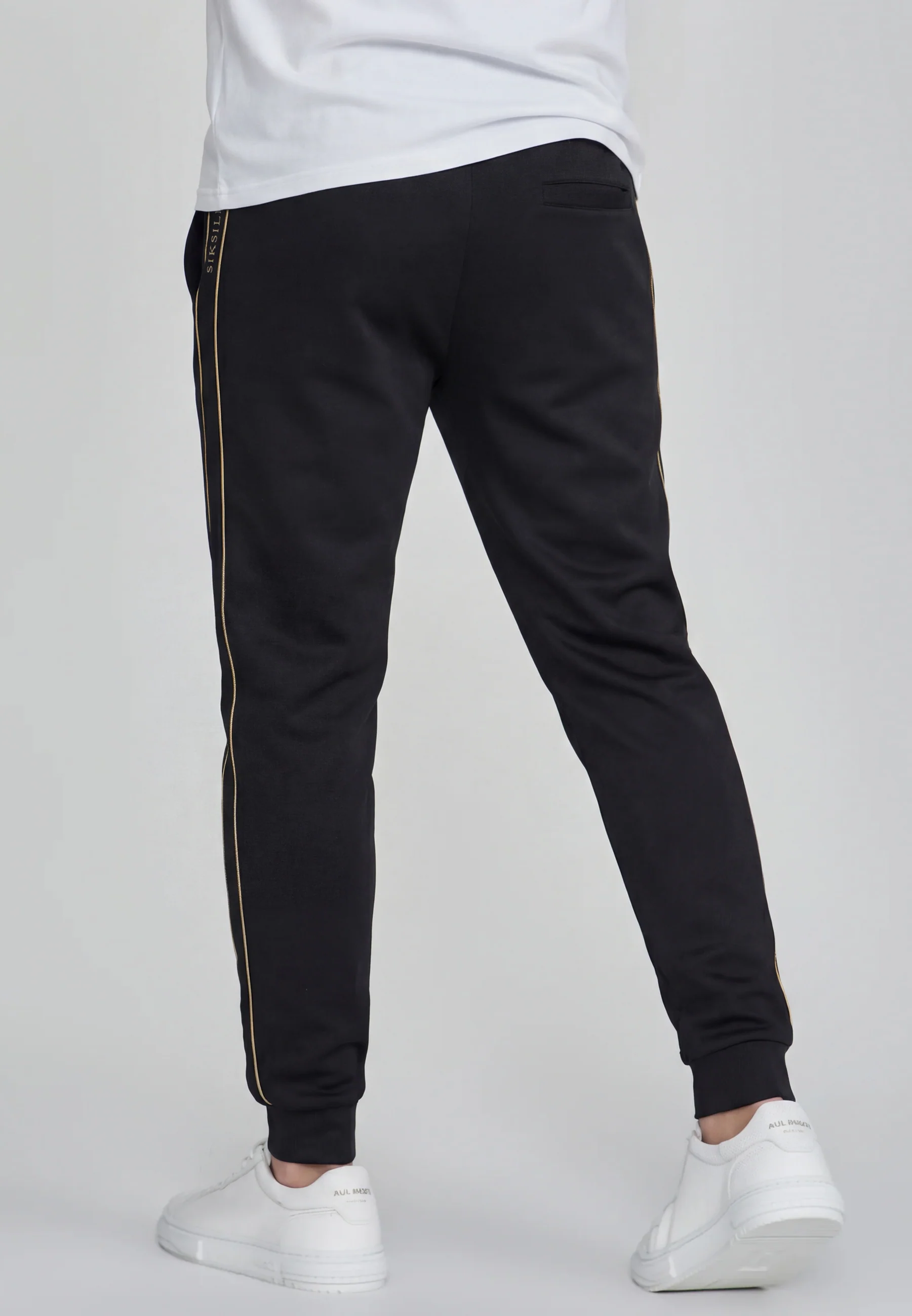 Black Tapered Joggers - Image 4