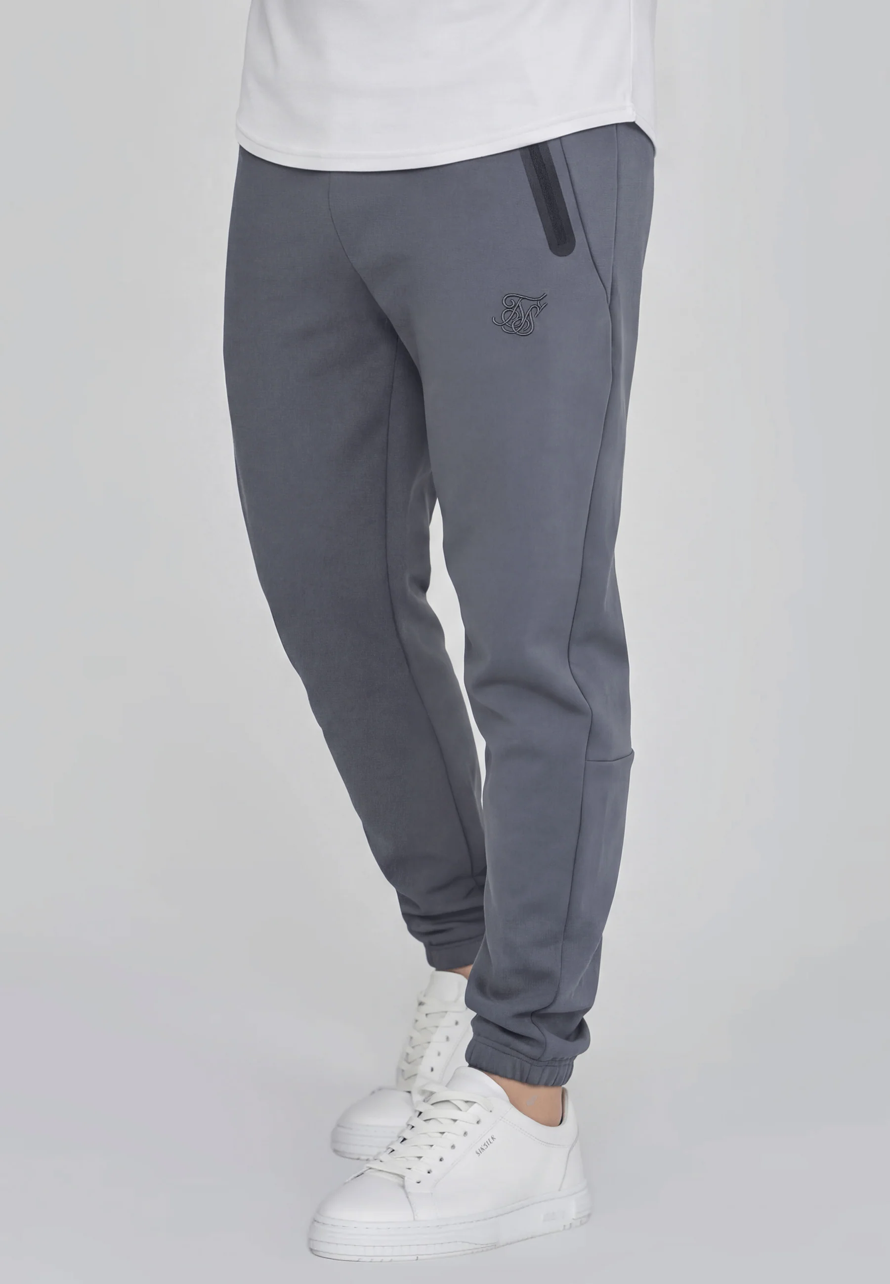 Blue Tapered Joggers