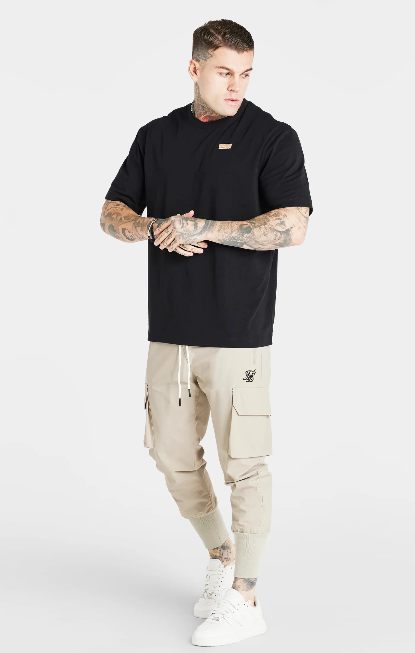 Beige Tech Cargo Pant - Image 3