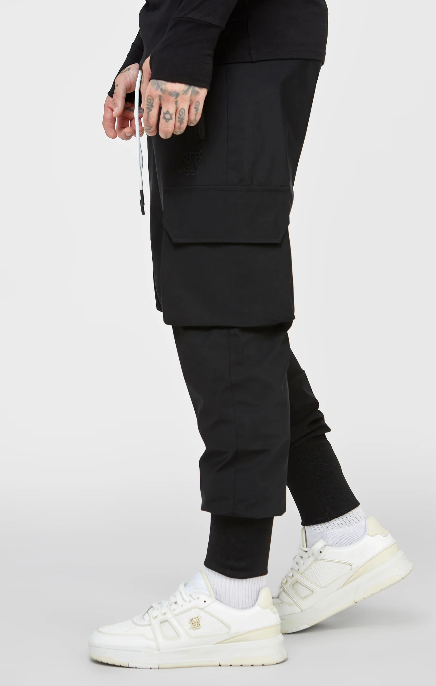 Black Tech Cargo Pant - Image 2