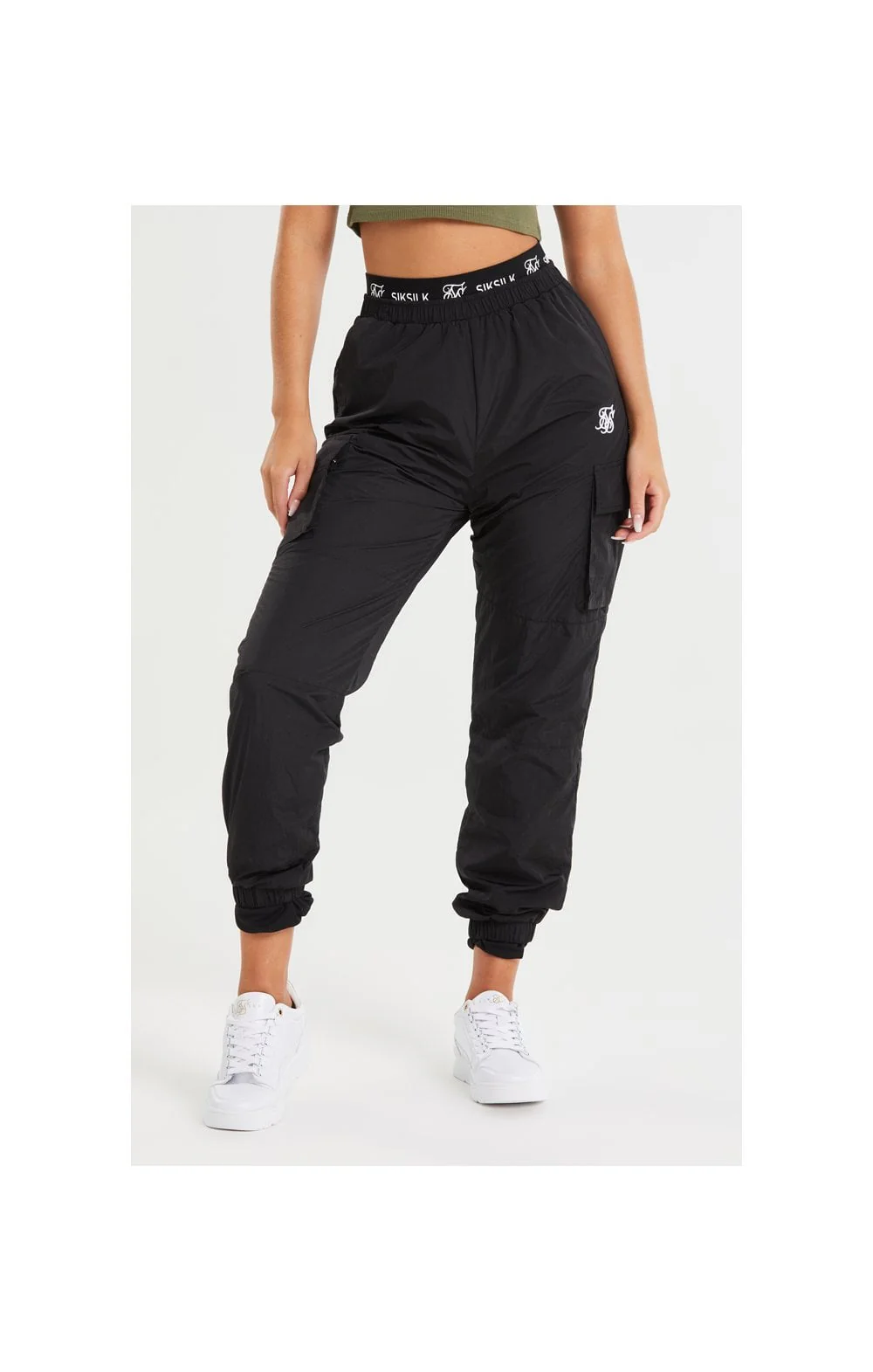 SikSilk Tech Cargo Pants - Black