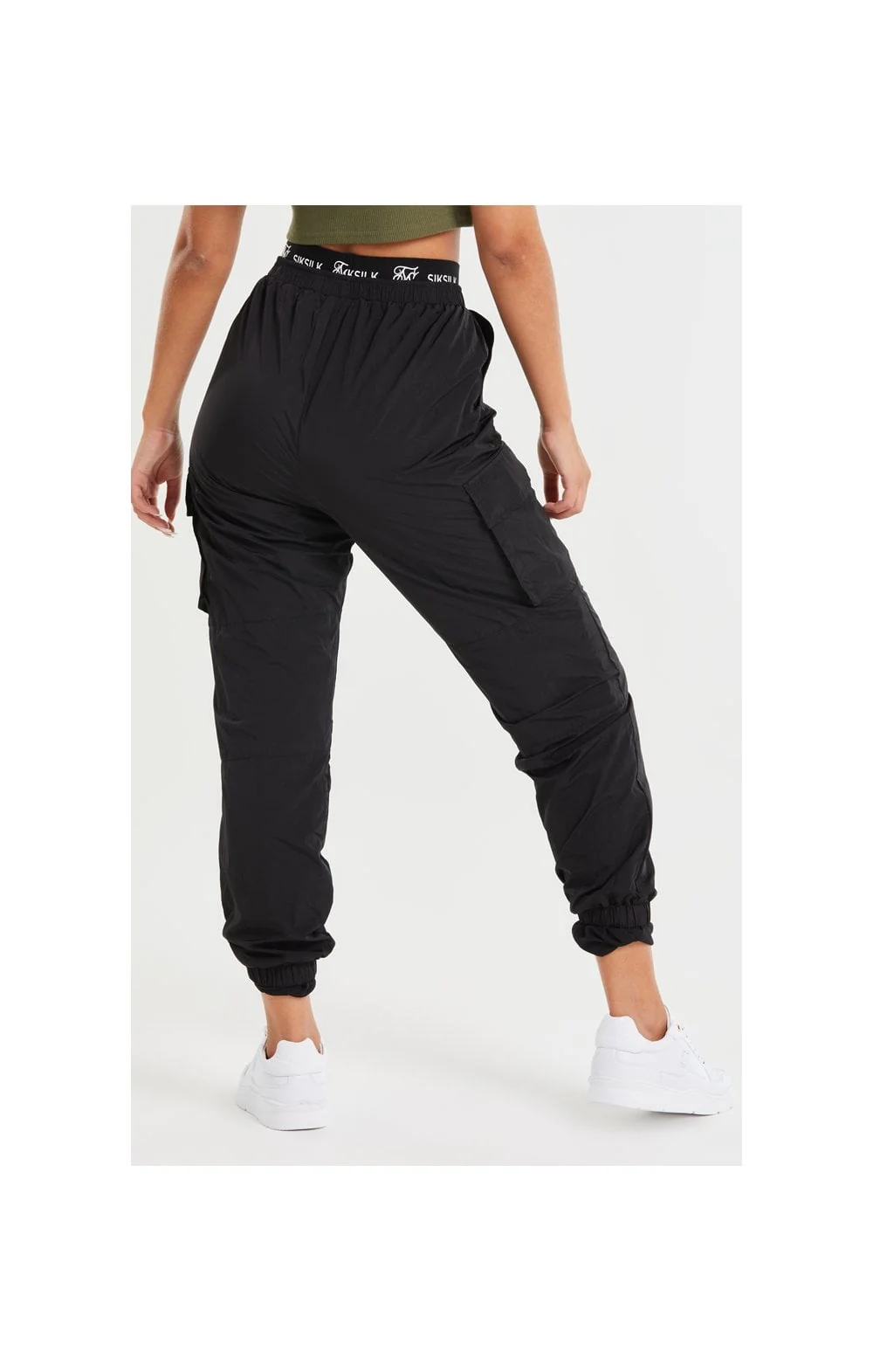 SikSilk Tech Cargo Pants - Black - Image 3