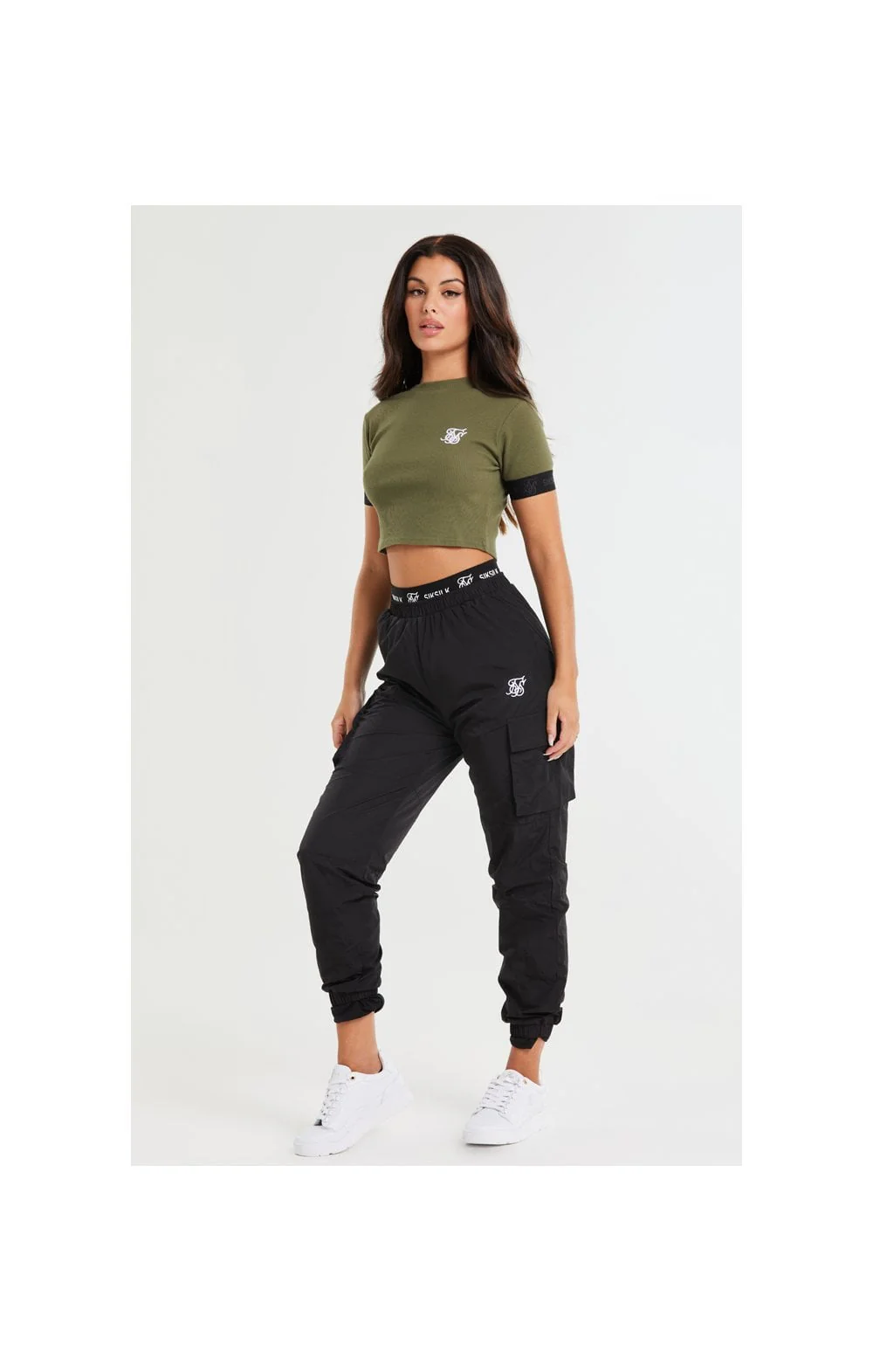 SikSilk Tech Cargo Pants - Black - Image 4