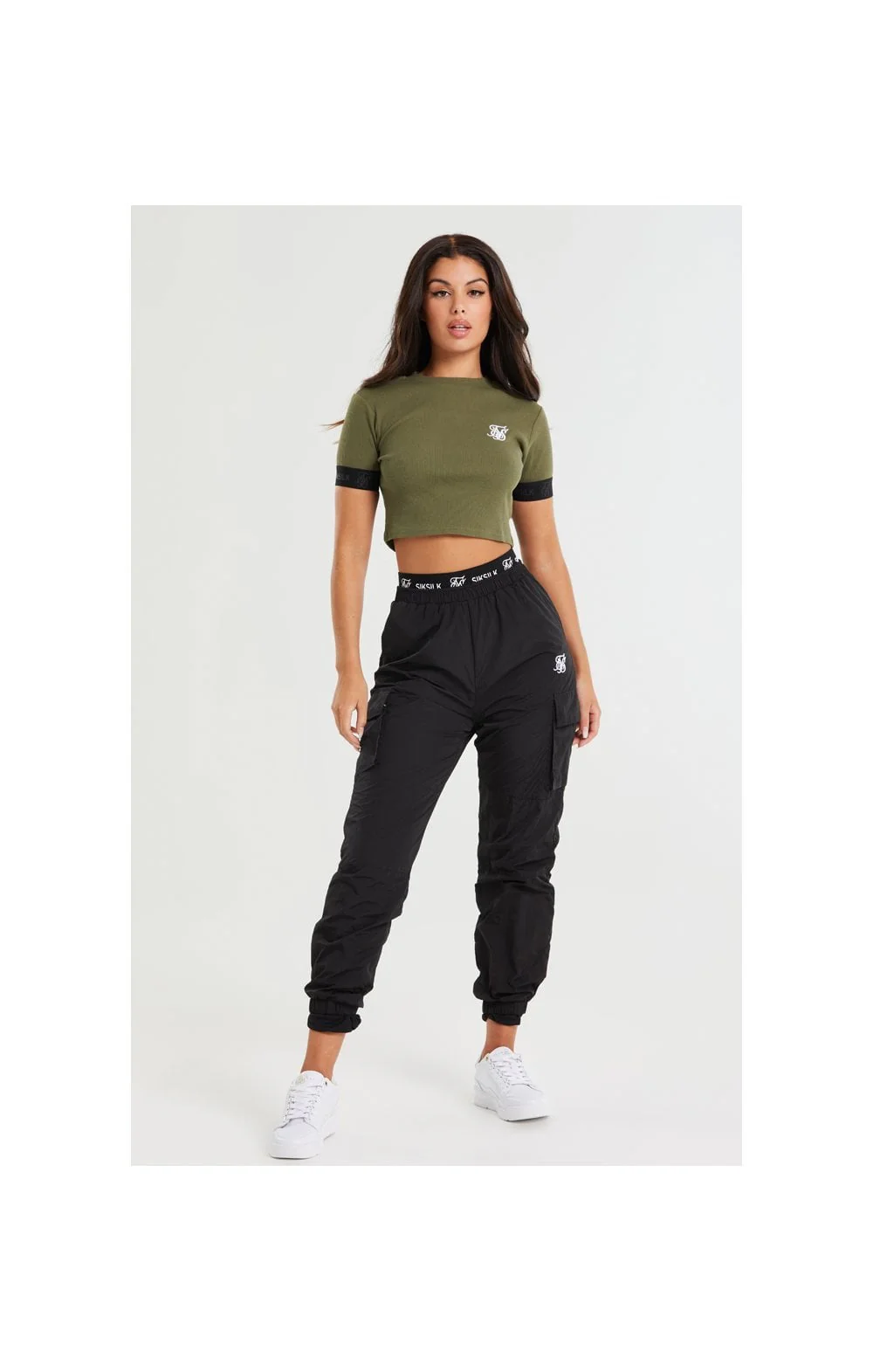 SikSilk Tech Cargo Pants - Black - Image 5