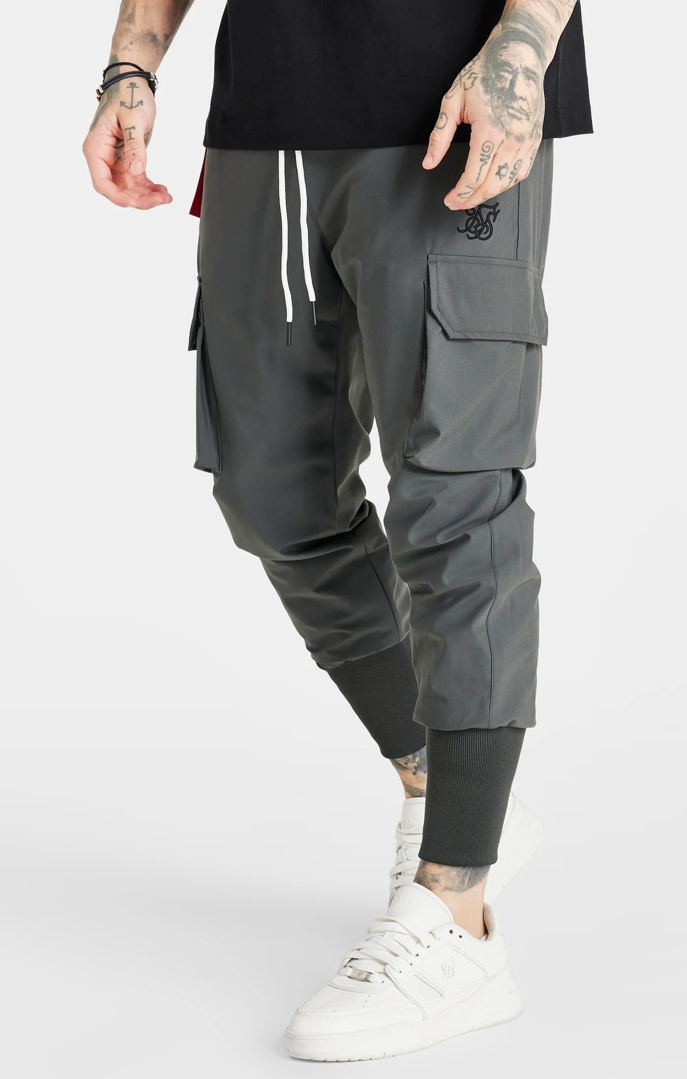Dark Grey Tech Cargo Pant