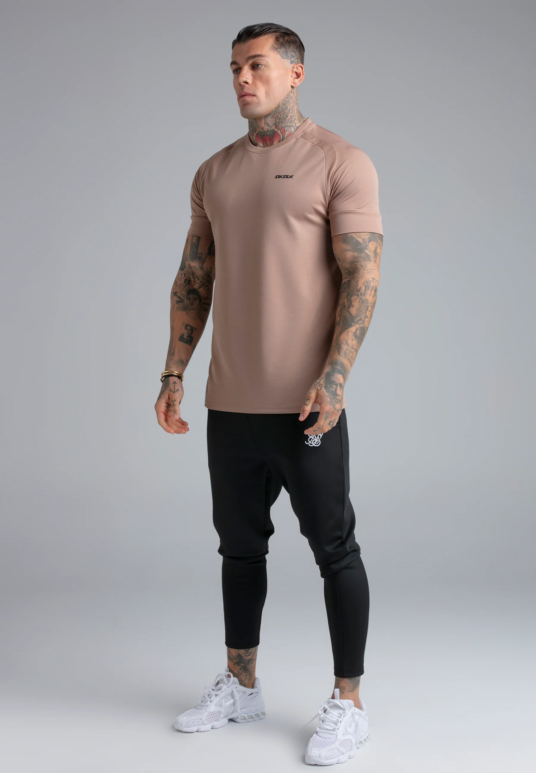 Brown Tech T-Shirt - Image 4