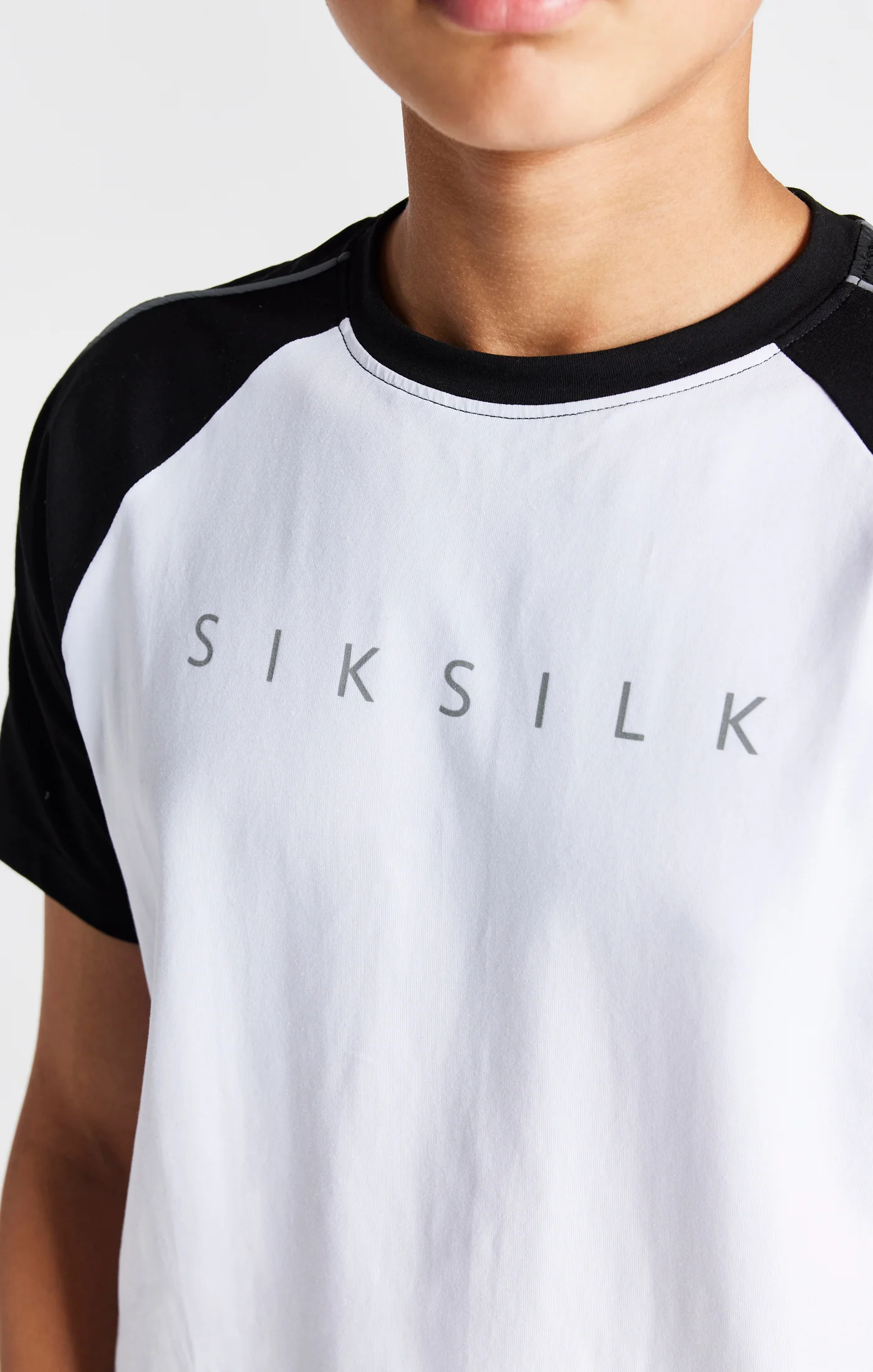 Boys White Raglan T-Shirt - Image 2