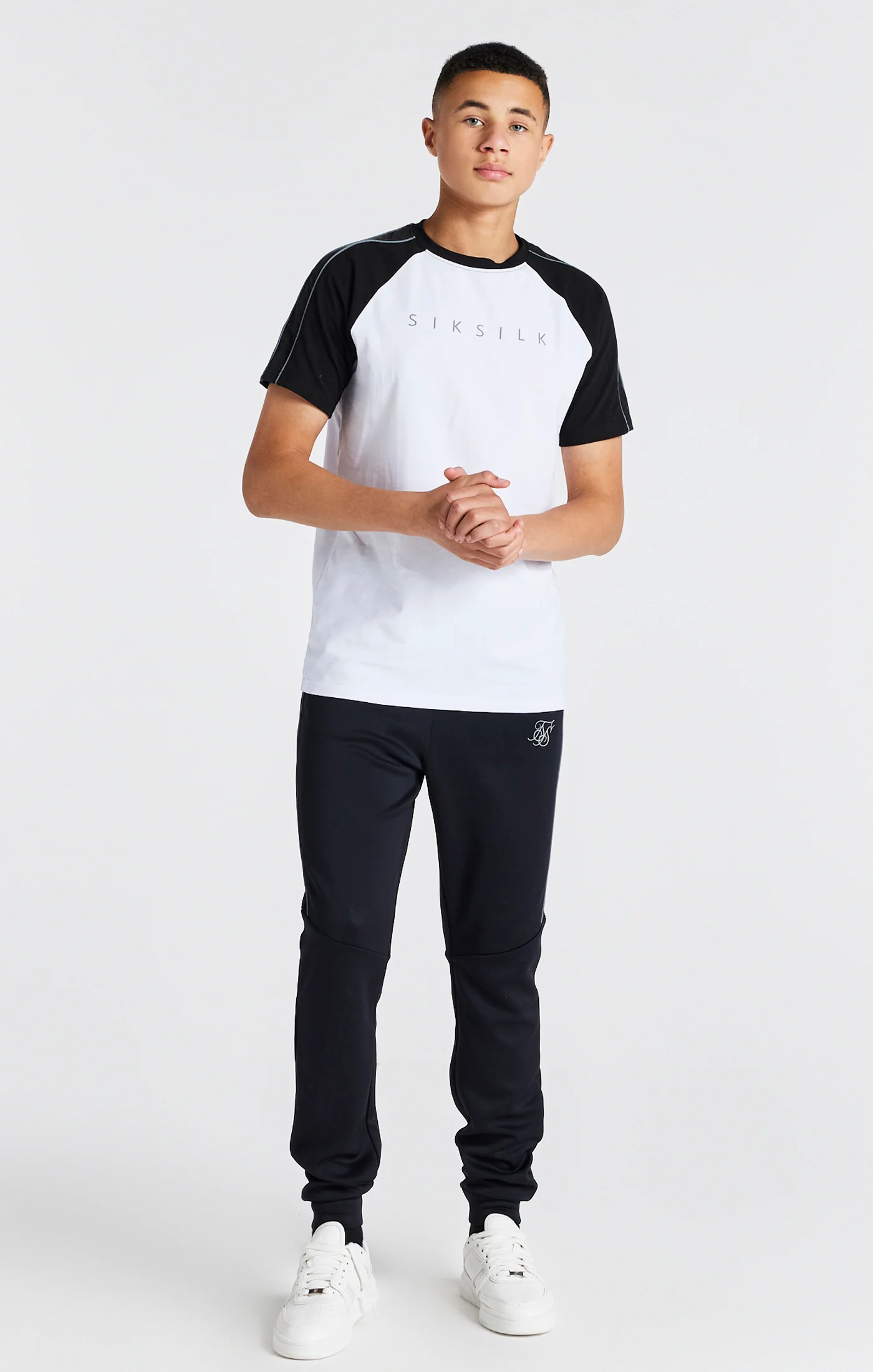 Boys White Raglan T-Shirt - Image 3
