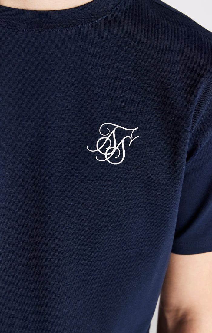 SikSilk Twin Set Tee & Shorts - Navy - Image 9