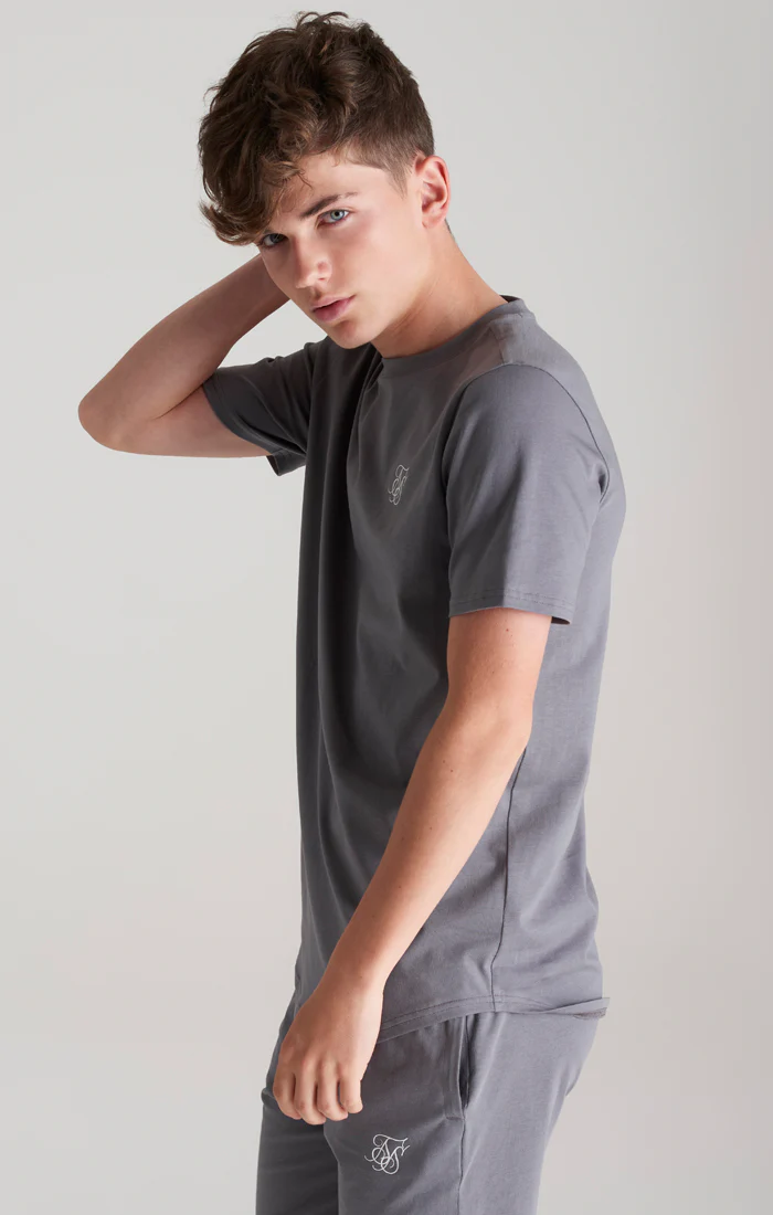 Boys Grey T-Shirt And Short Twin Set - Image 3