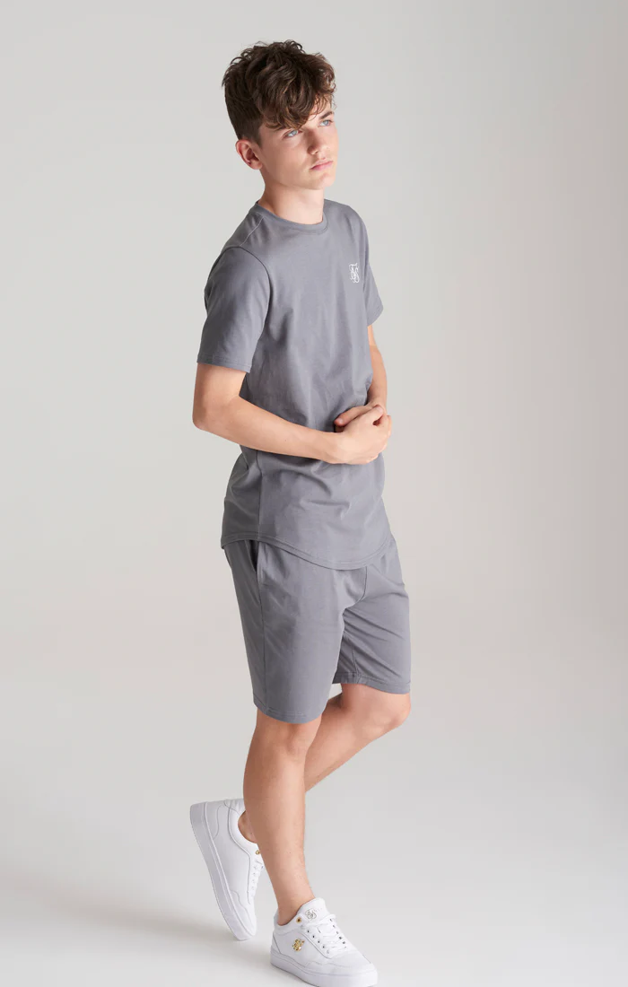 Boys Grey T-Shirt And Short Twin Set - Image 7