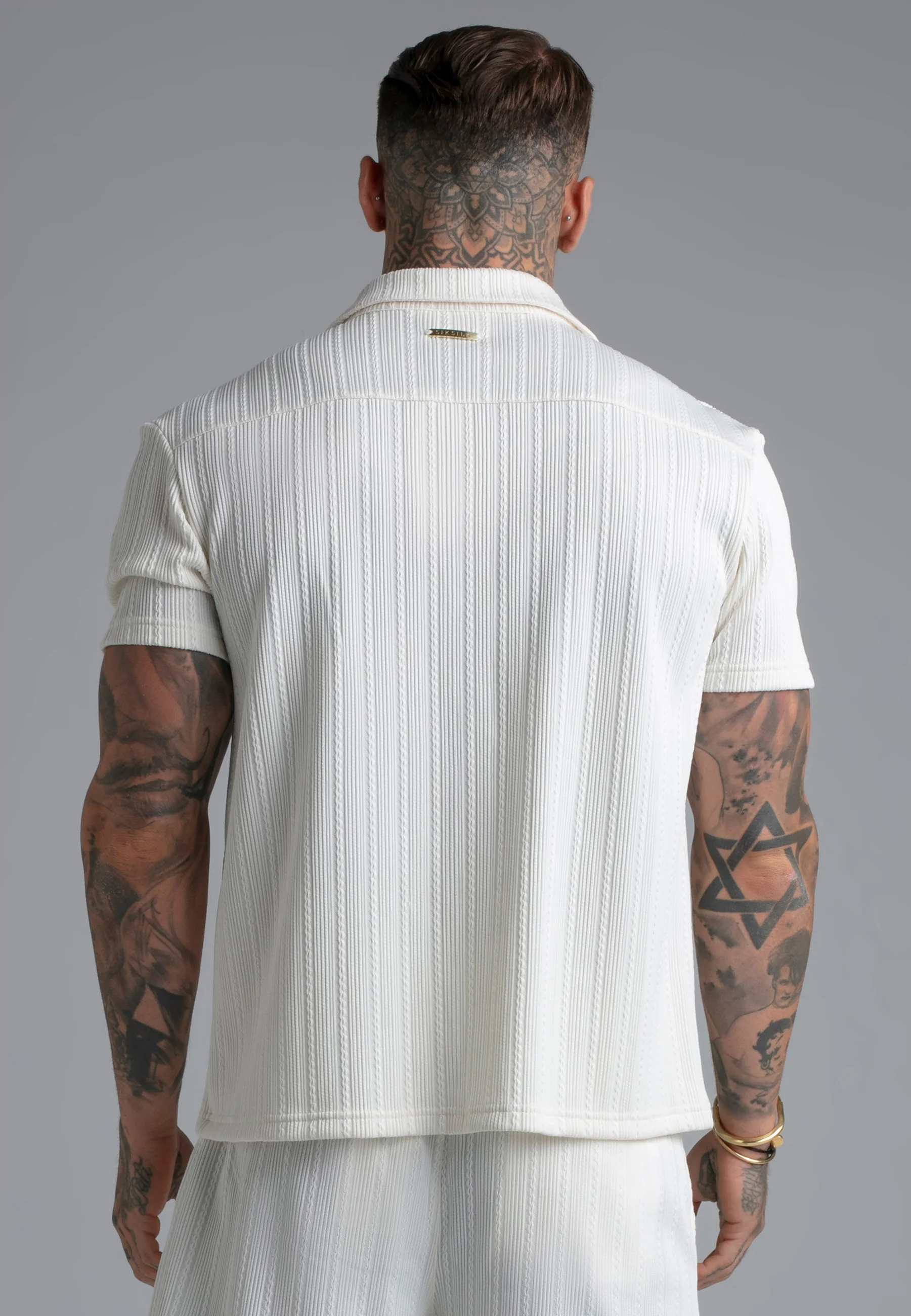 Ecru Textured Shirt - Image 5