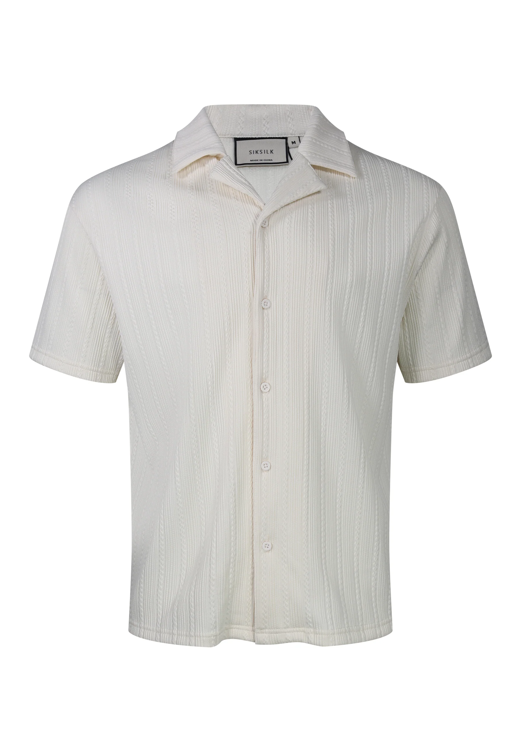 Ecru Textured Shirt - Image 6