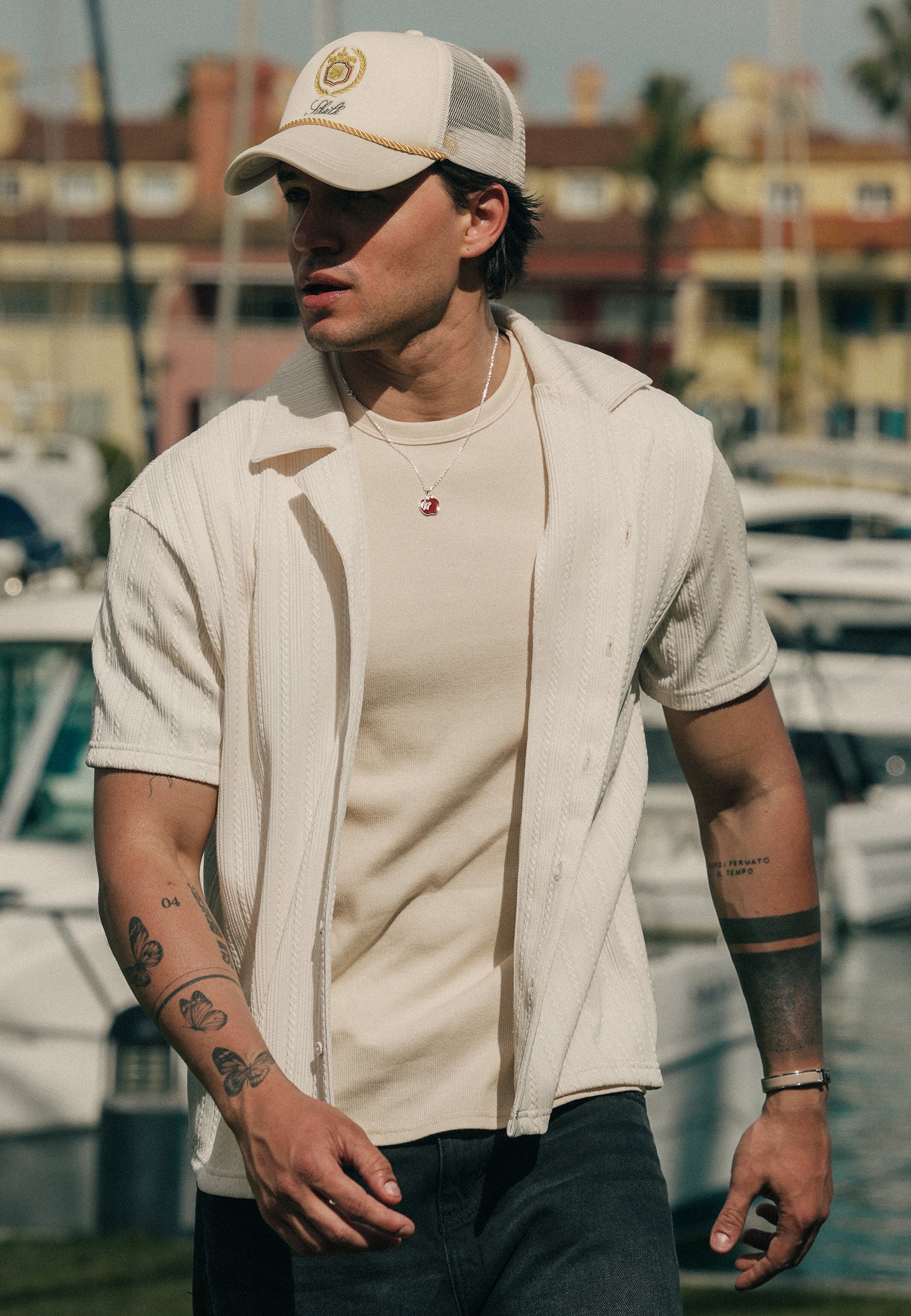 Ecru Textured Shirt - Image 8