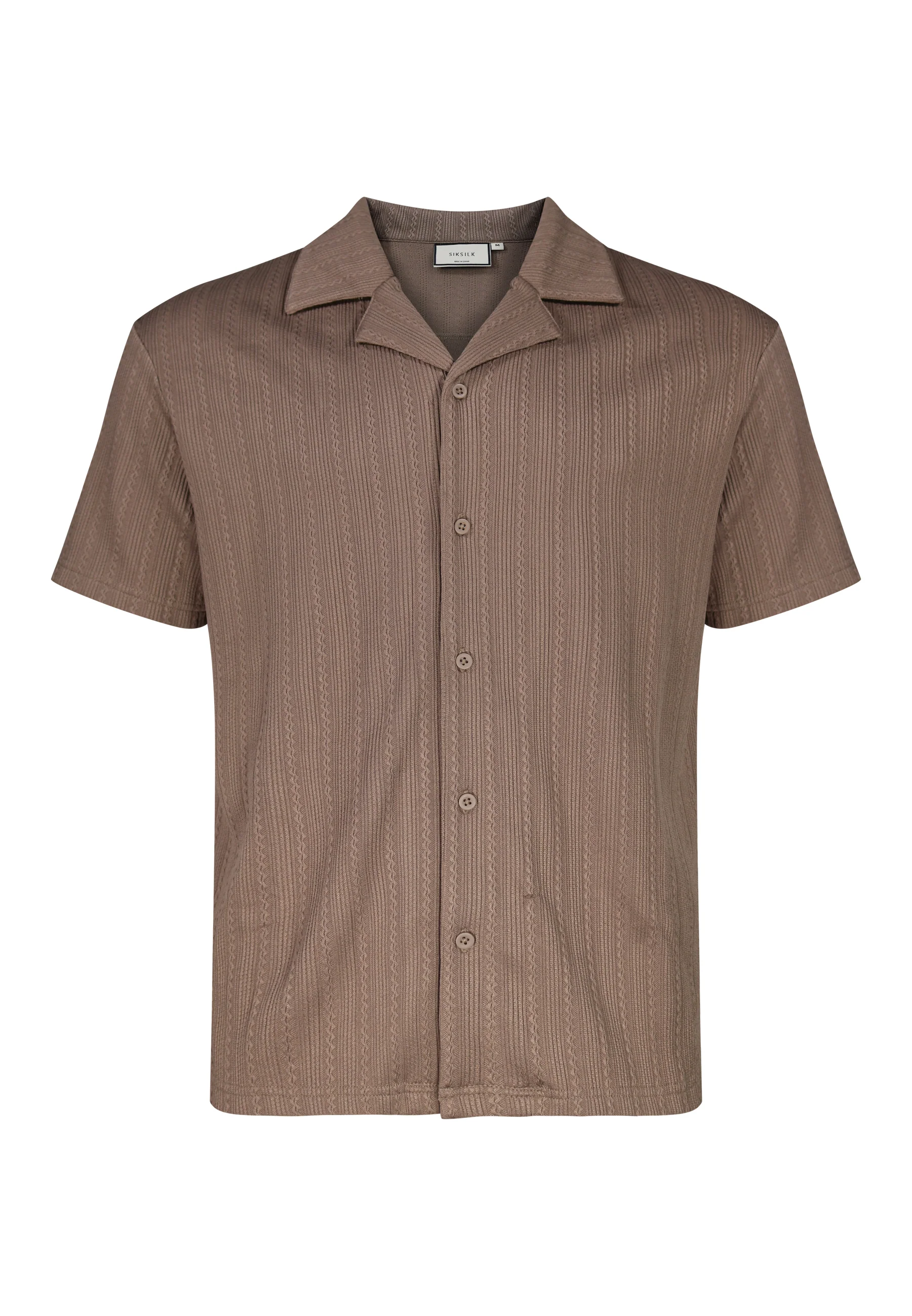 Brown Textured Shirt - Image 7