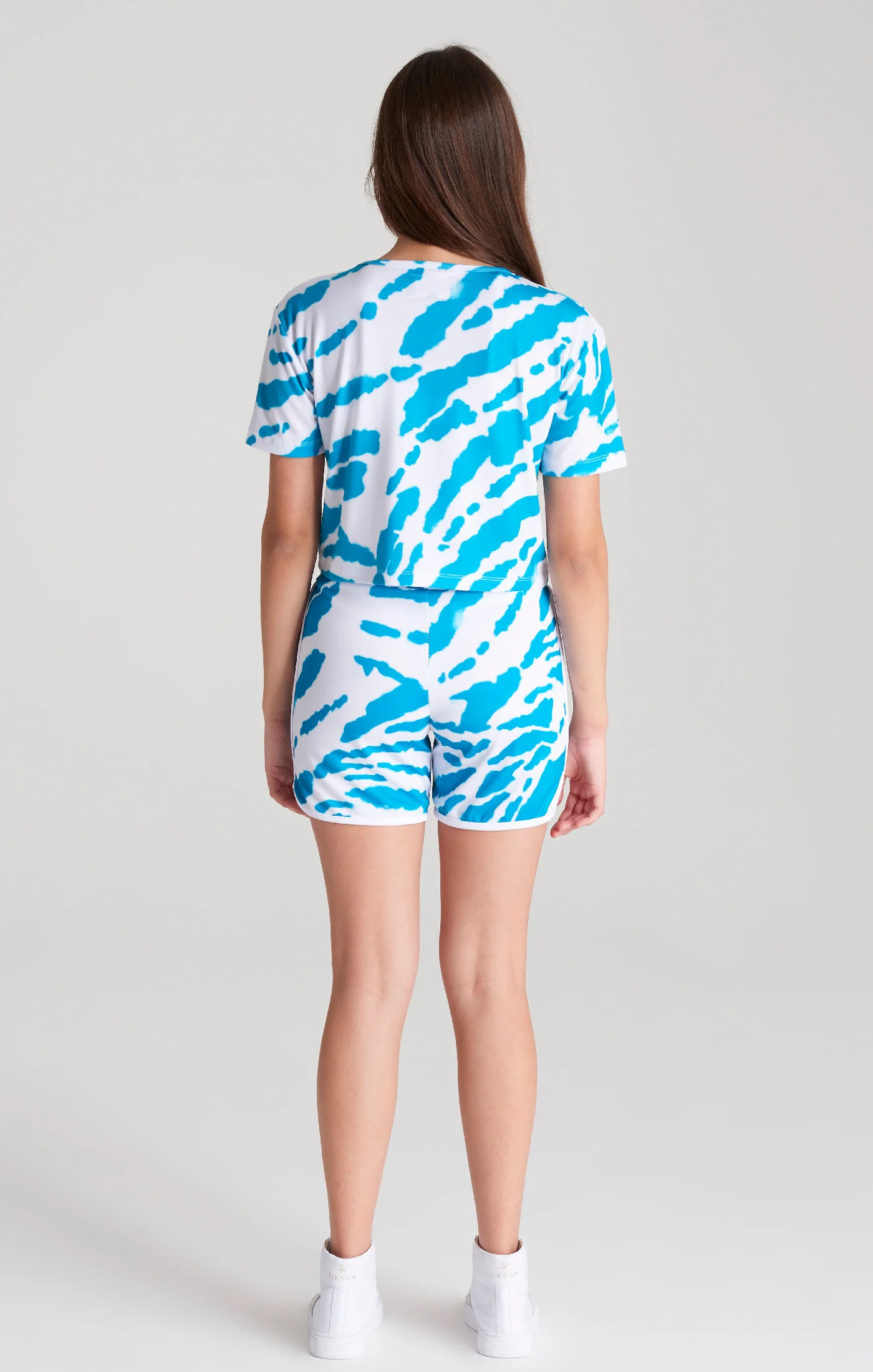 Girls White Tie Dye Short - Image 5