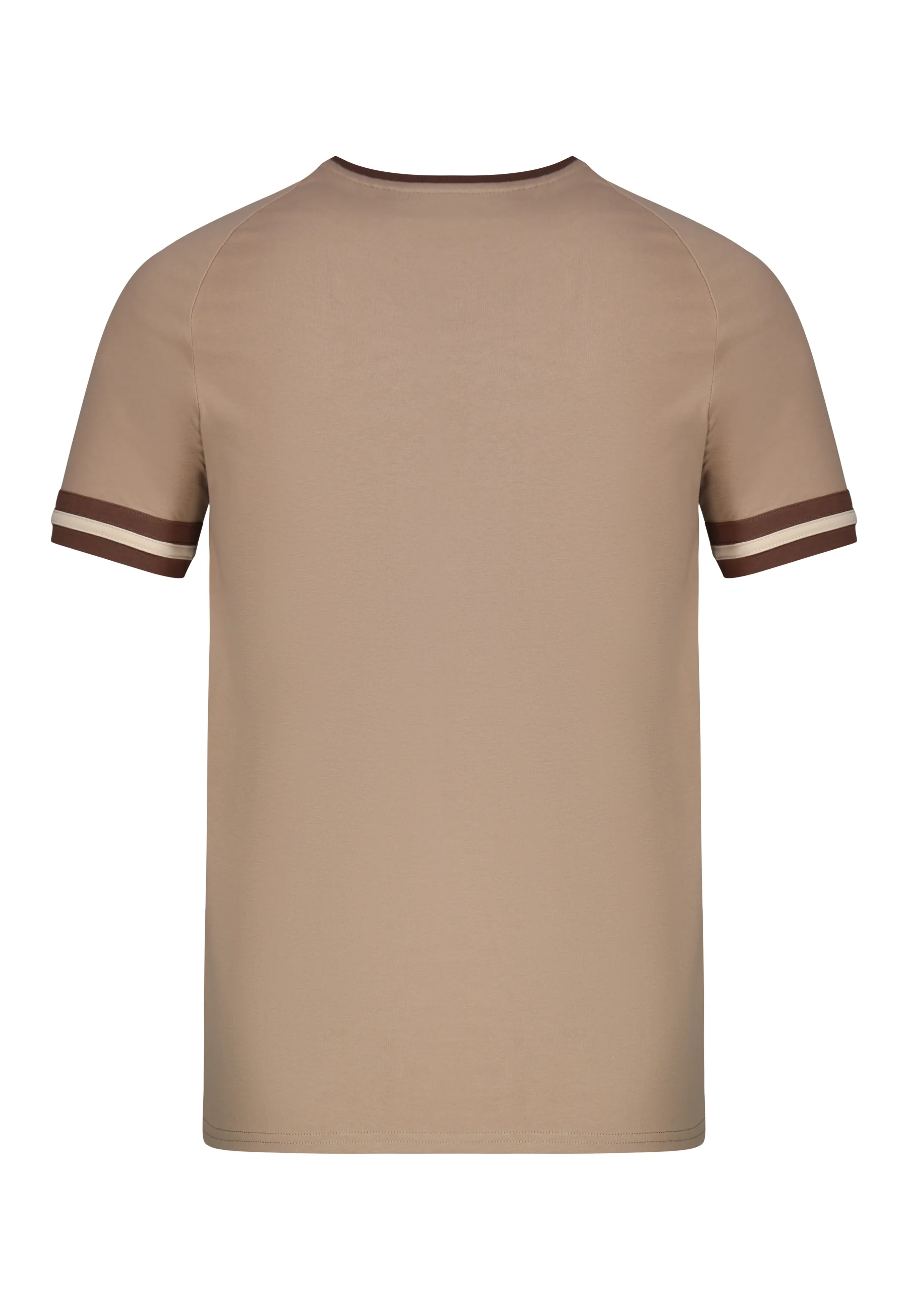 Beige and Ecru Tournament T-Shirt - Image 7