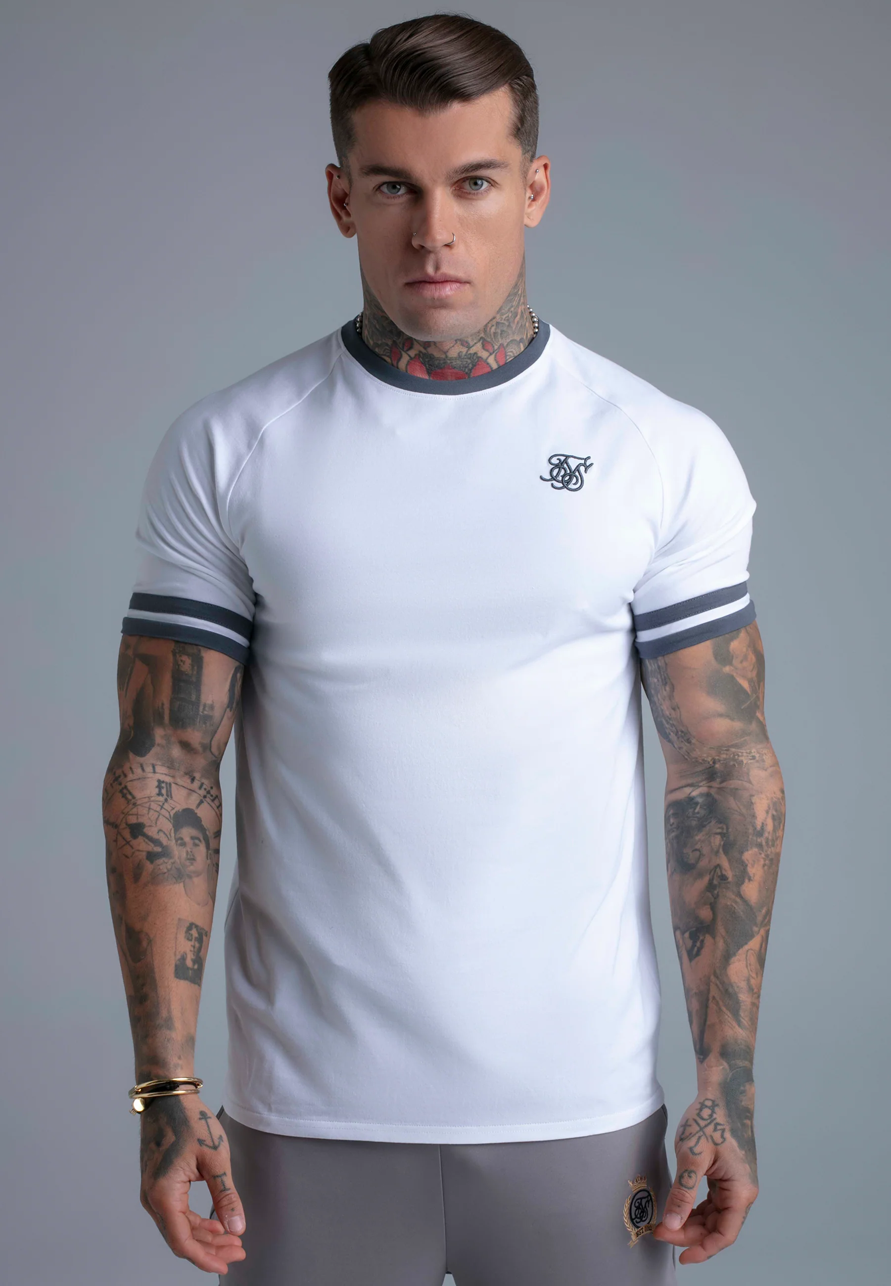 White and Grey Tournament T-Shirt