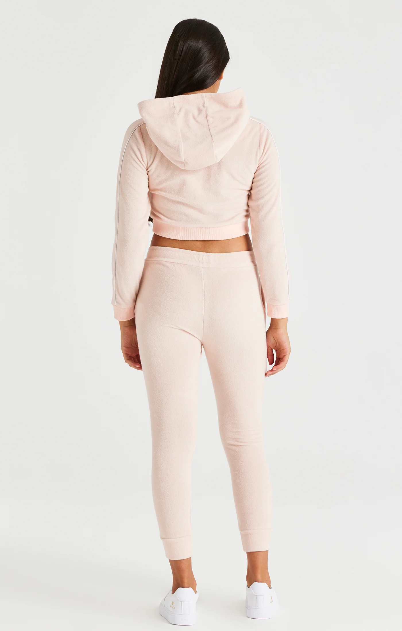 SikSilk Towelling Joggers - Pink - Image 5