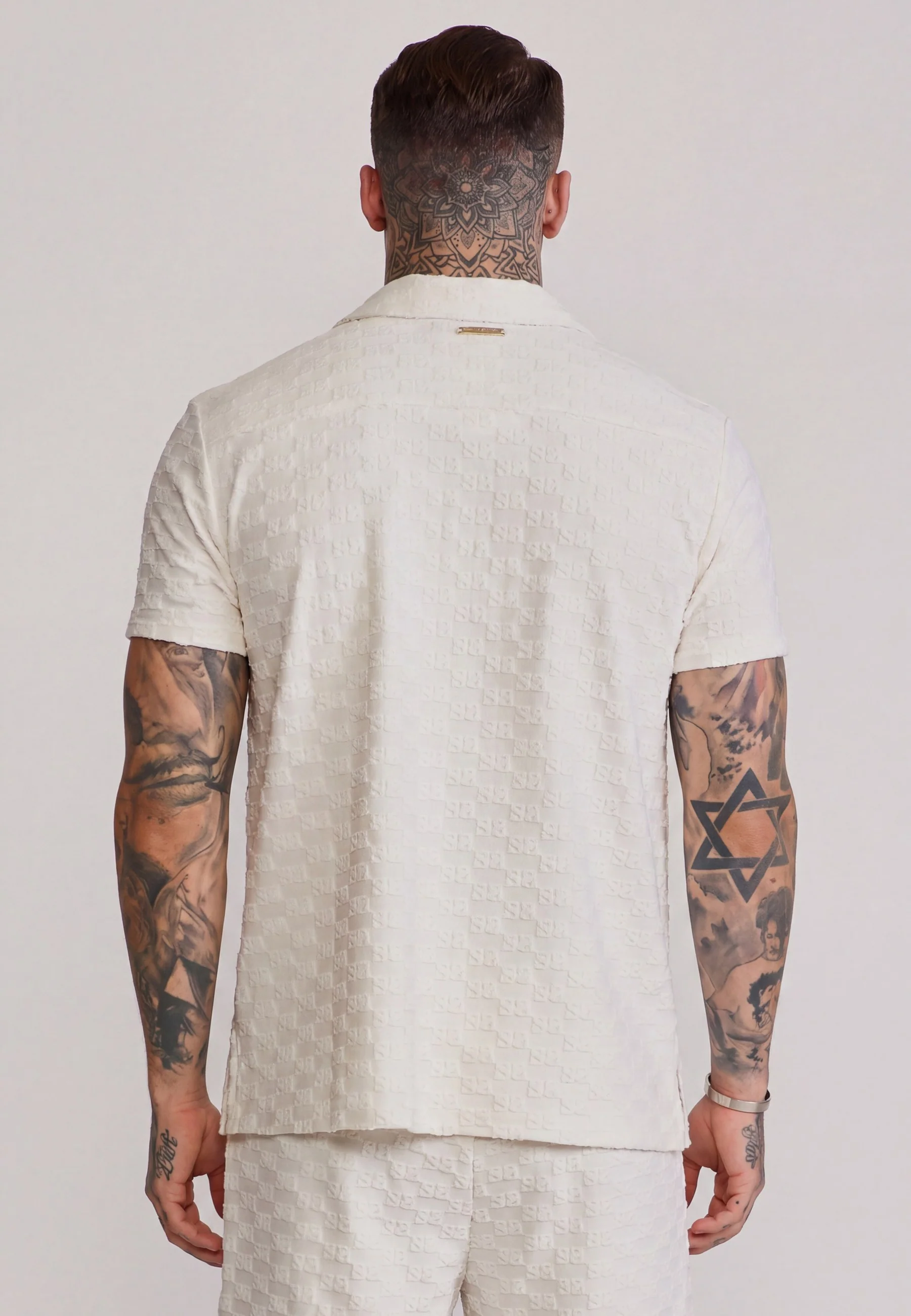 Ecru Towelling Shirt - Image 6