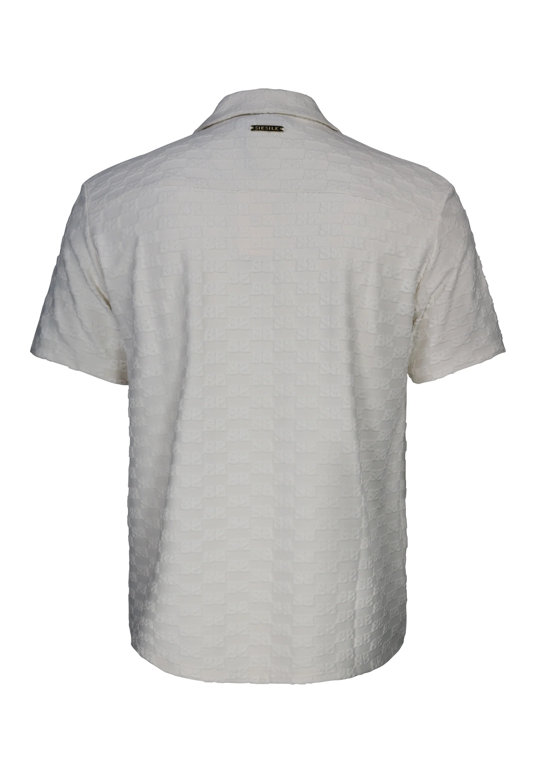 Ecru Towelling Shirt - Image 8