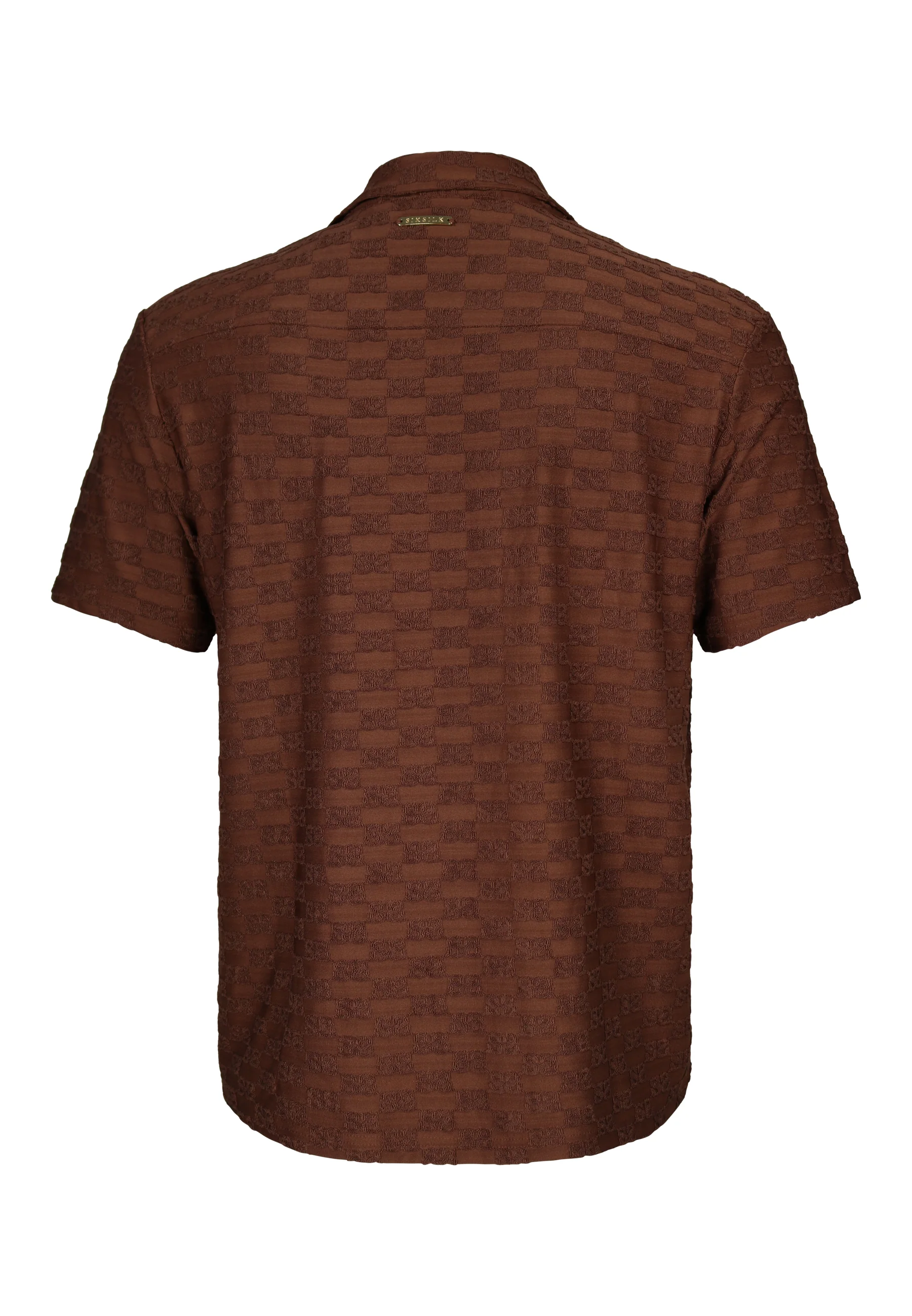 Brown Towelling Shirt - Image 7