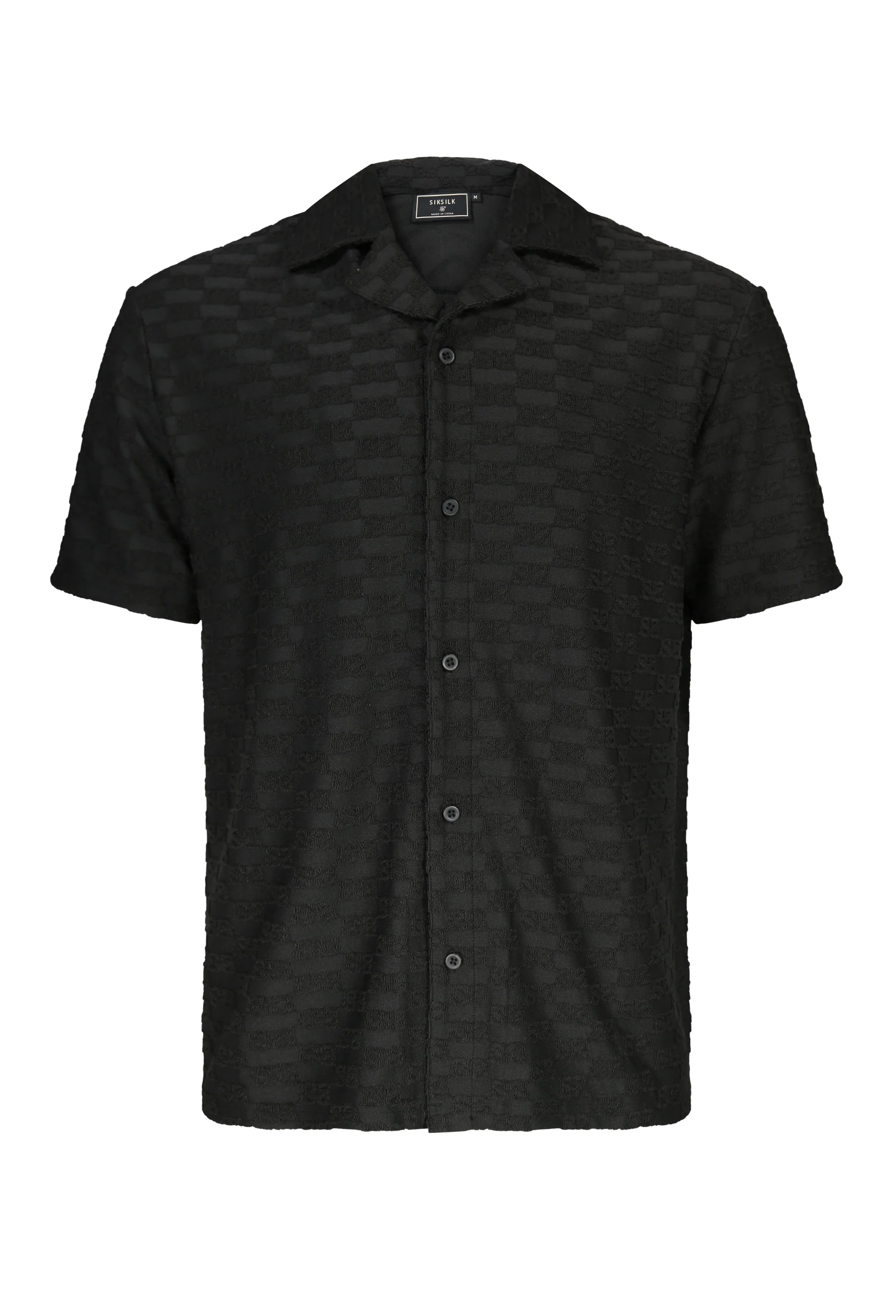 Black Towelling Shirt - Image 7