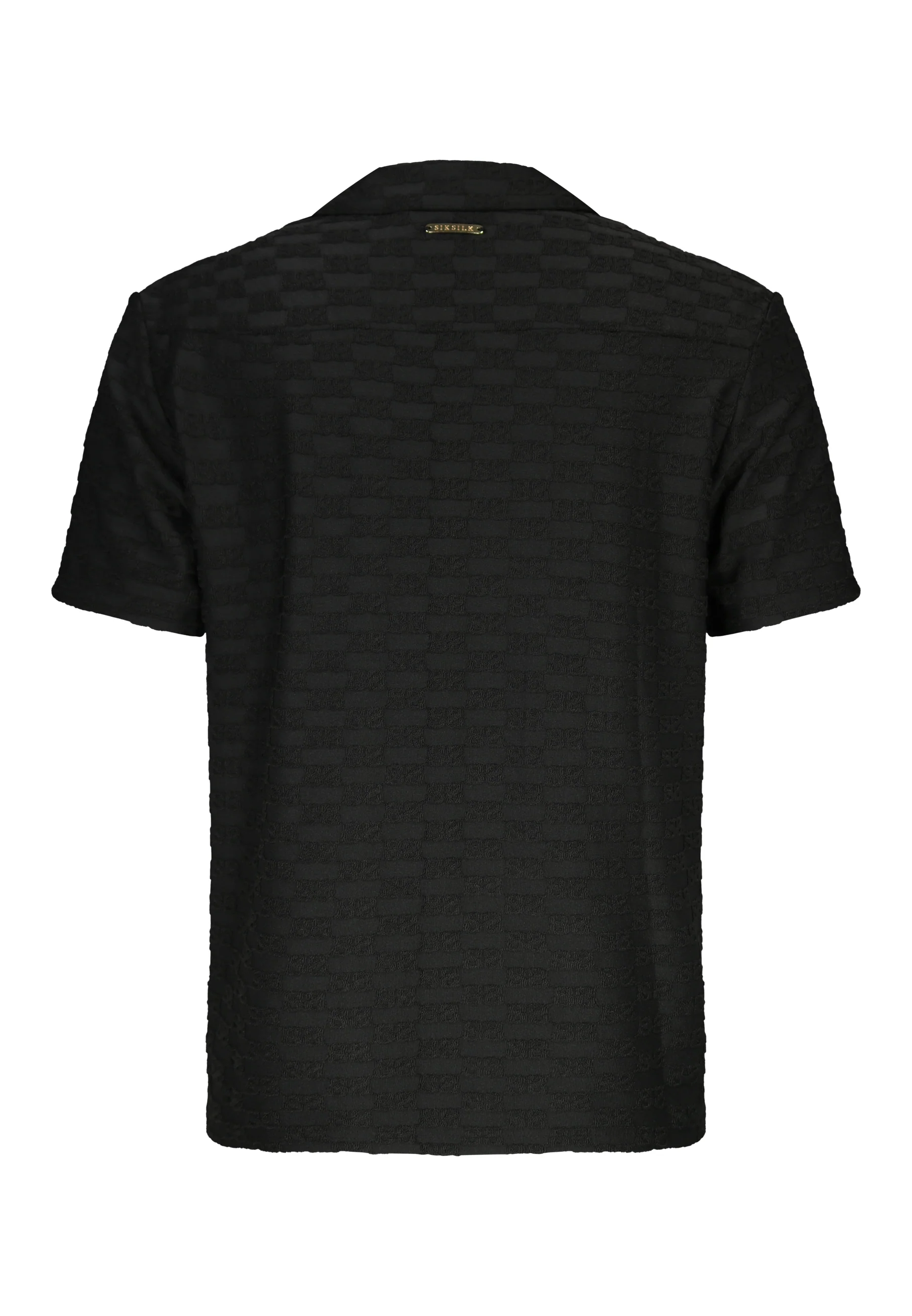 Black Towelling Shirt - Image 8