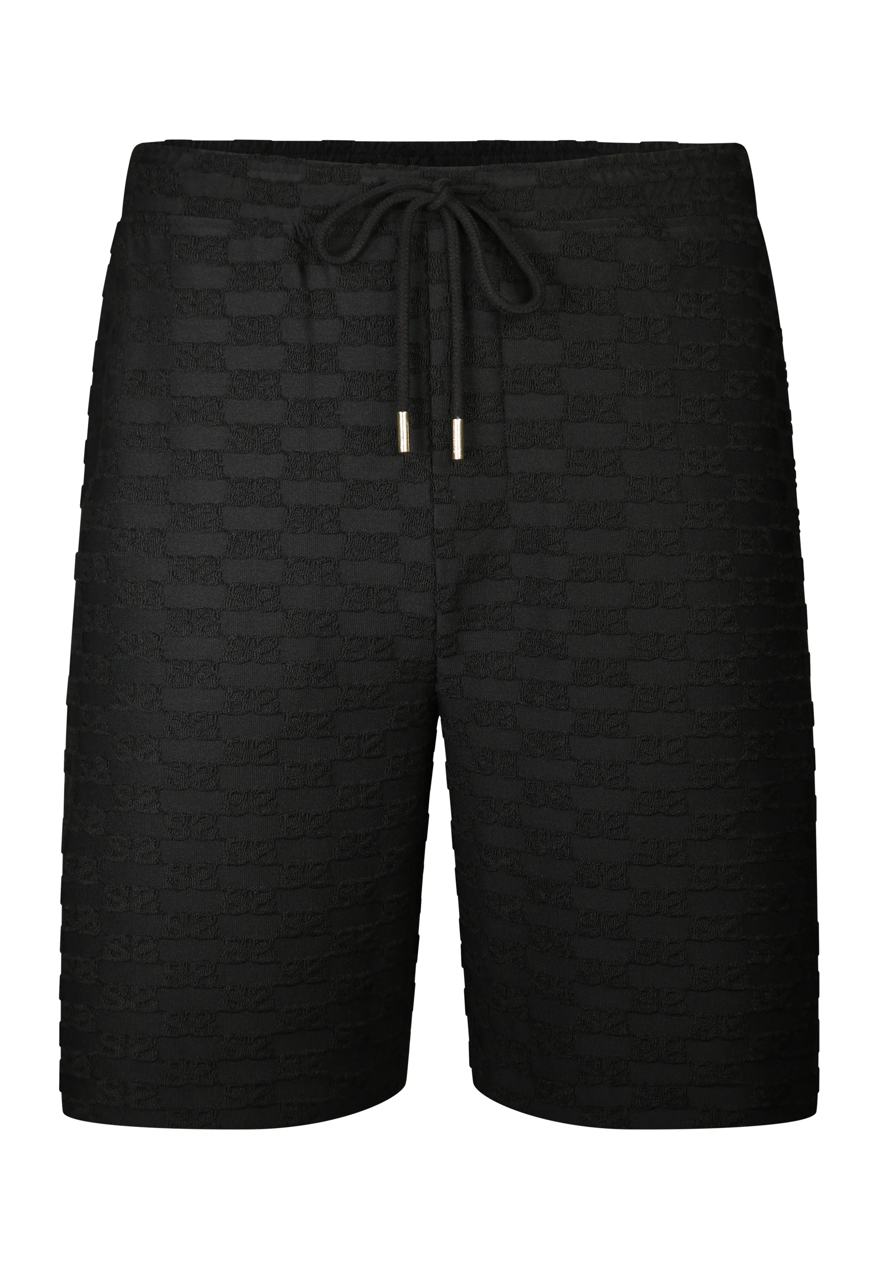 Black Towelling Shorts - Image 6