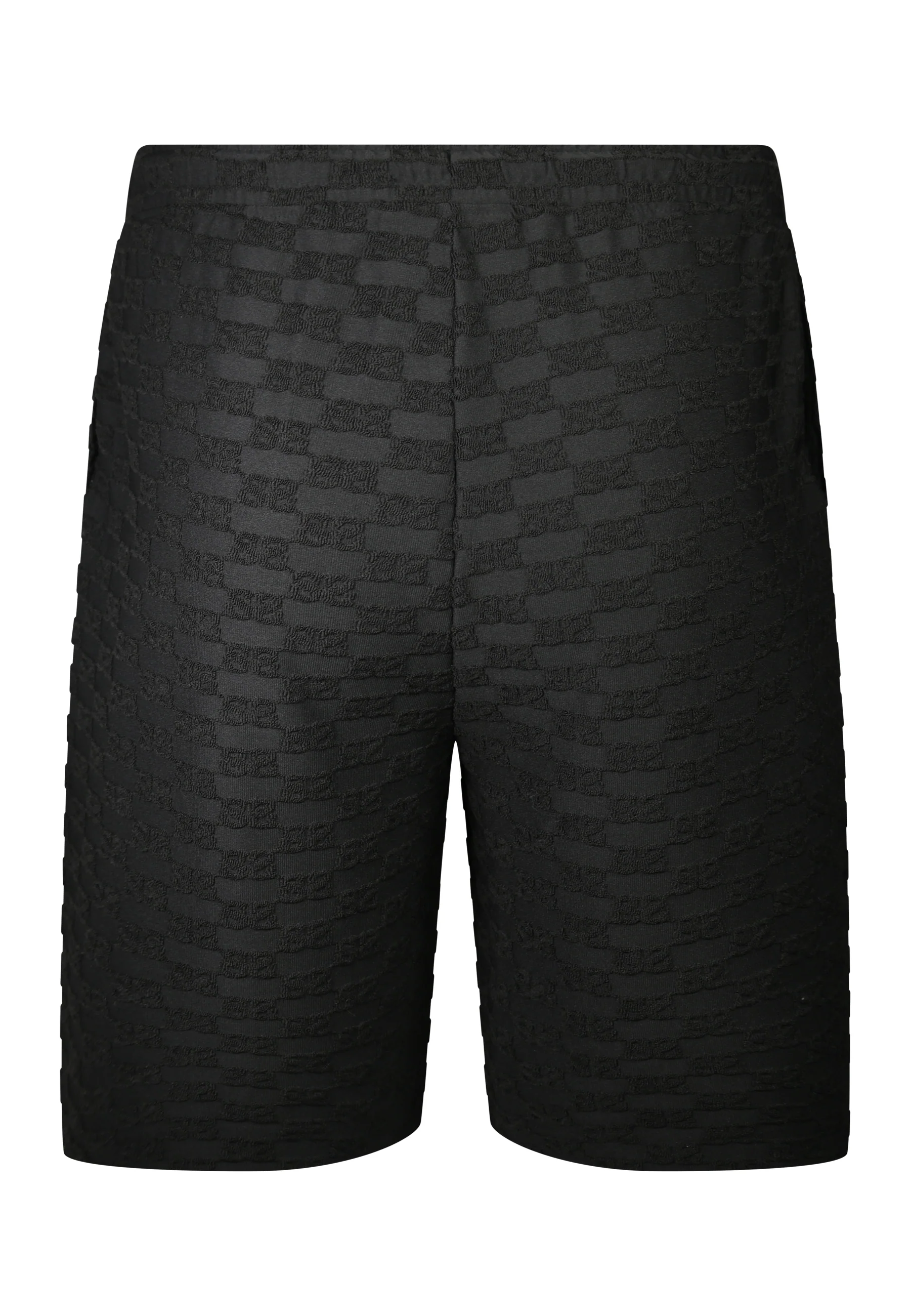 Black Towelling Shorts - Image 7