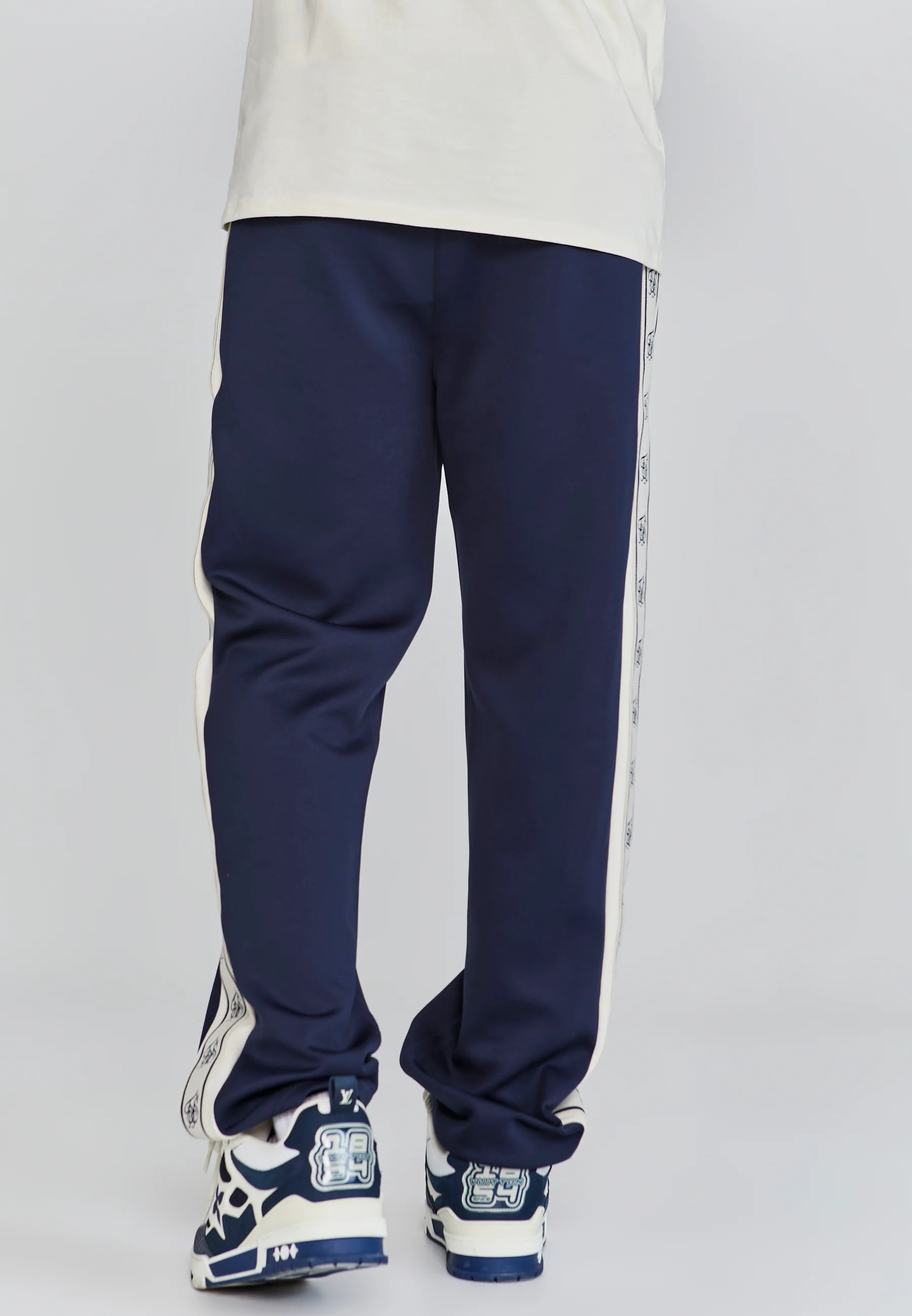 Navy Track Pants - Image 4
