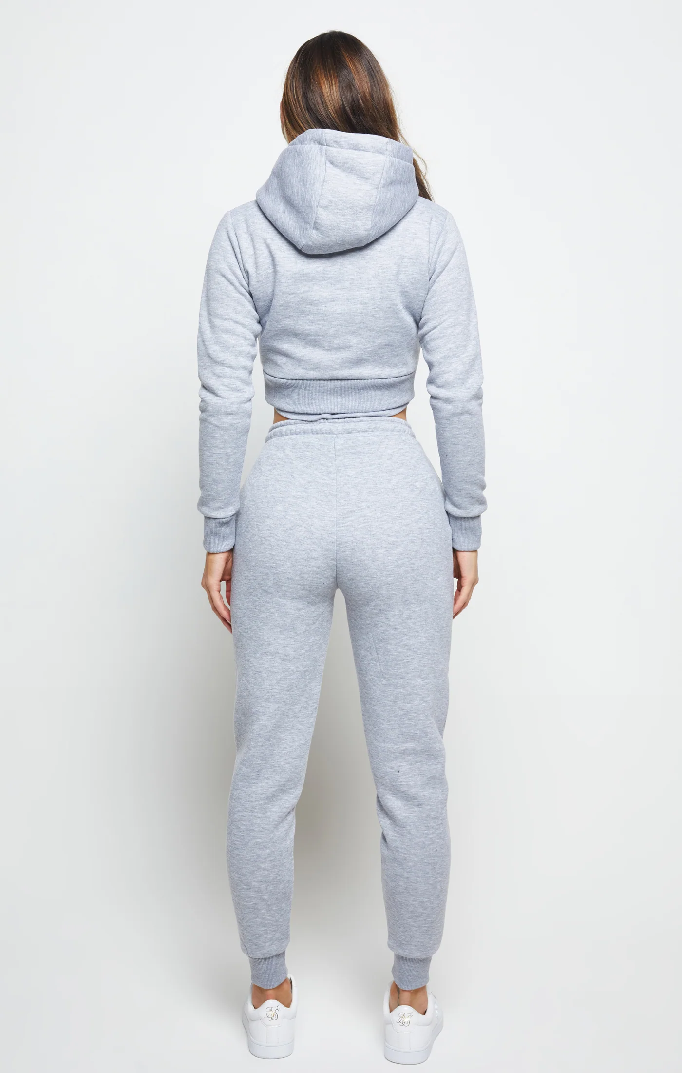 Grey Marl Essential Track Top - Image 5