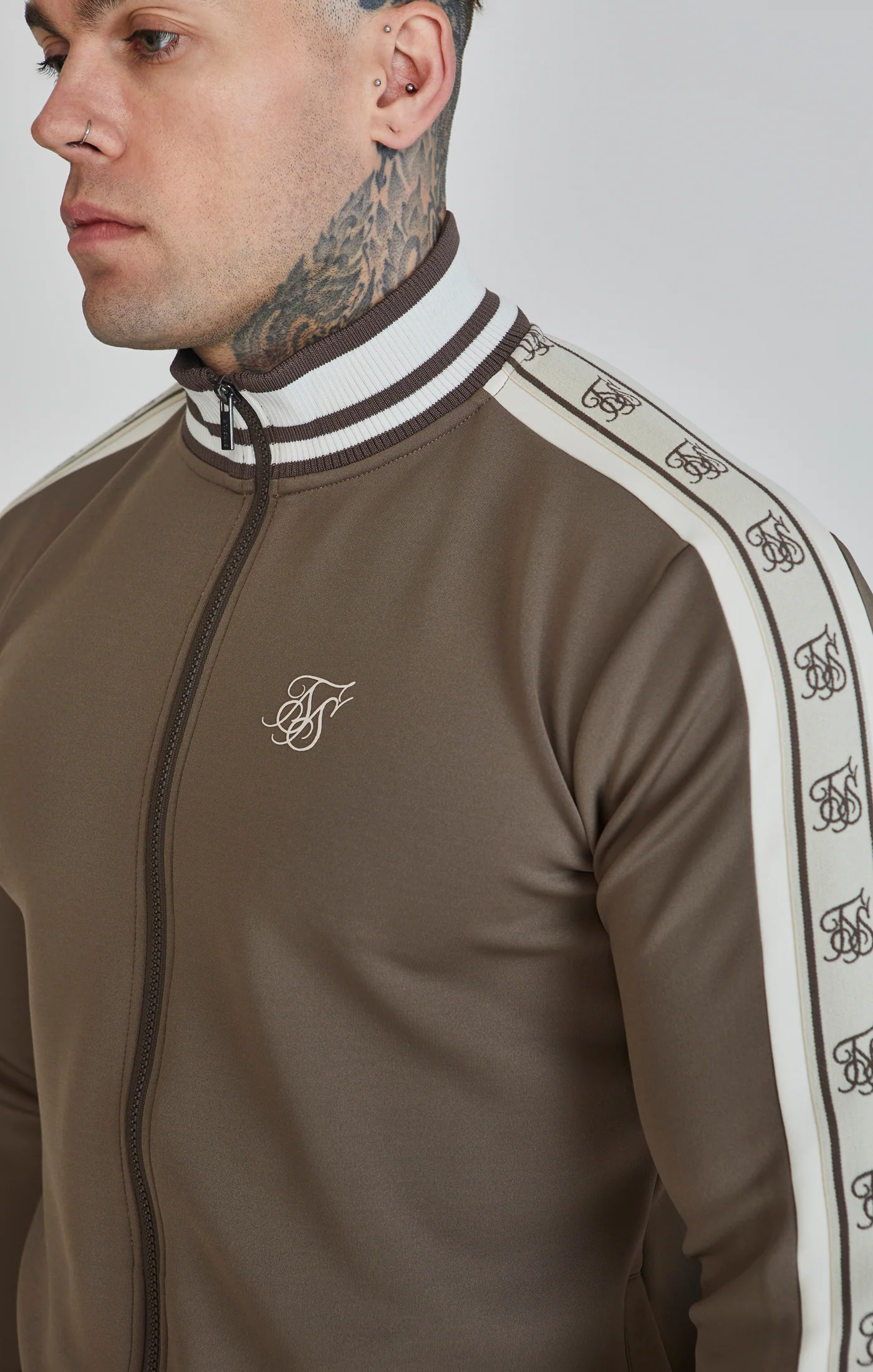 Brown Track Top - Image 3