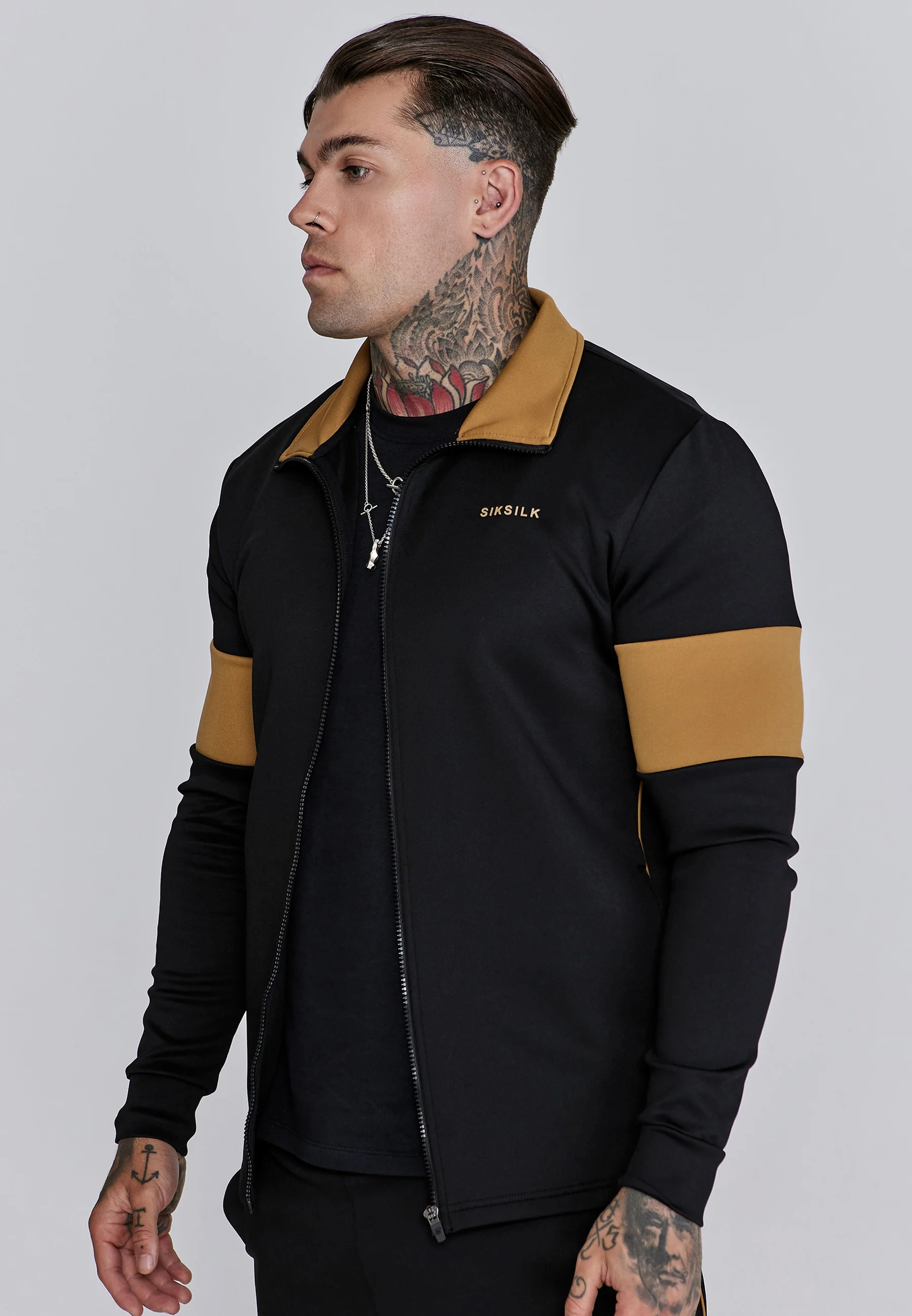 Black Track Top