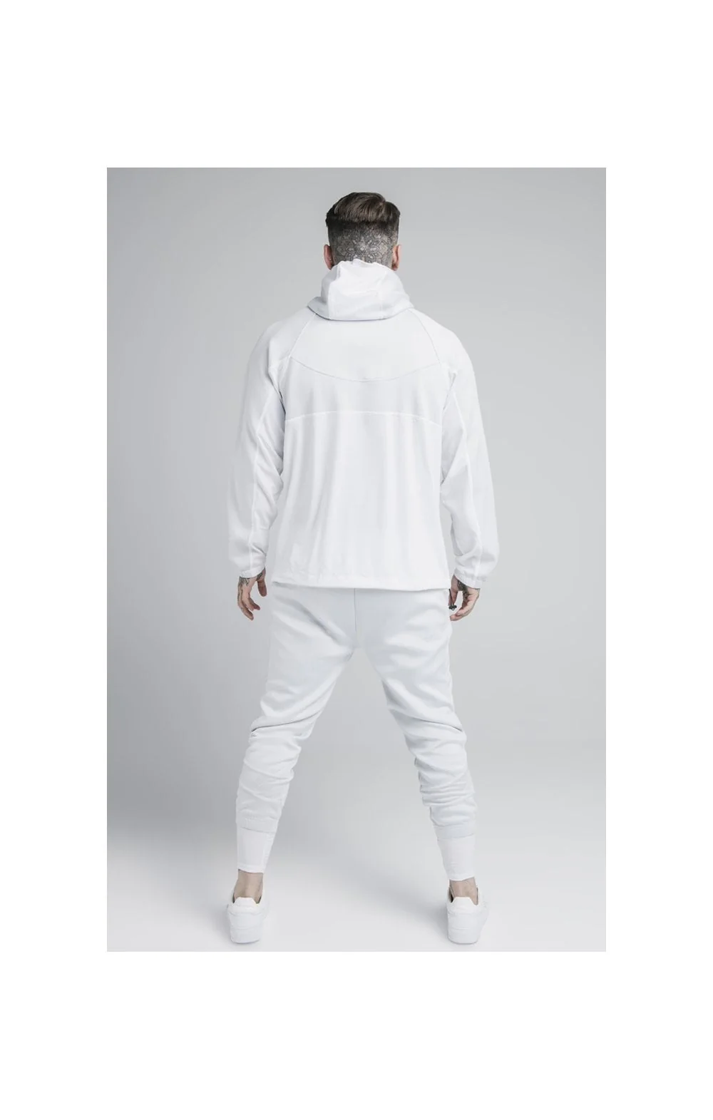 SikSilk Tranquil Dual Cuff Pants - Light Blue & White - Image 4