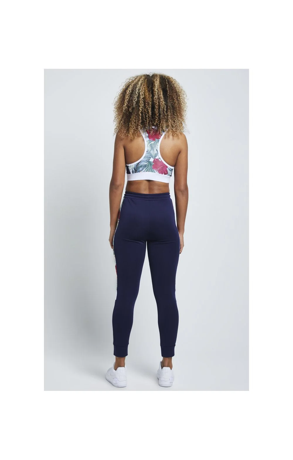 SikSilk Tropical Bralette - Eclipse & Tropical - Image 5