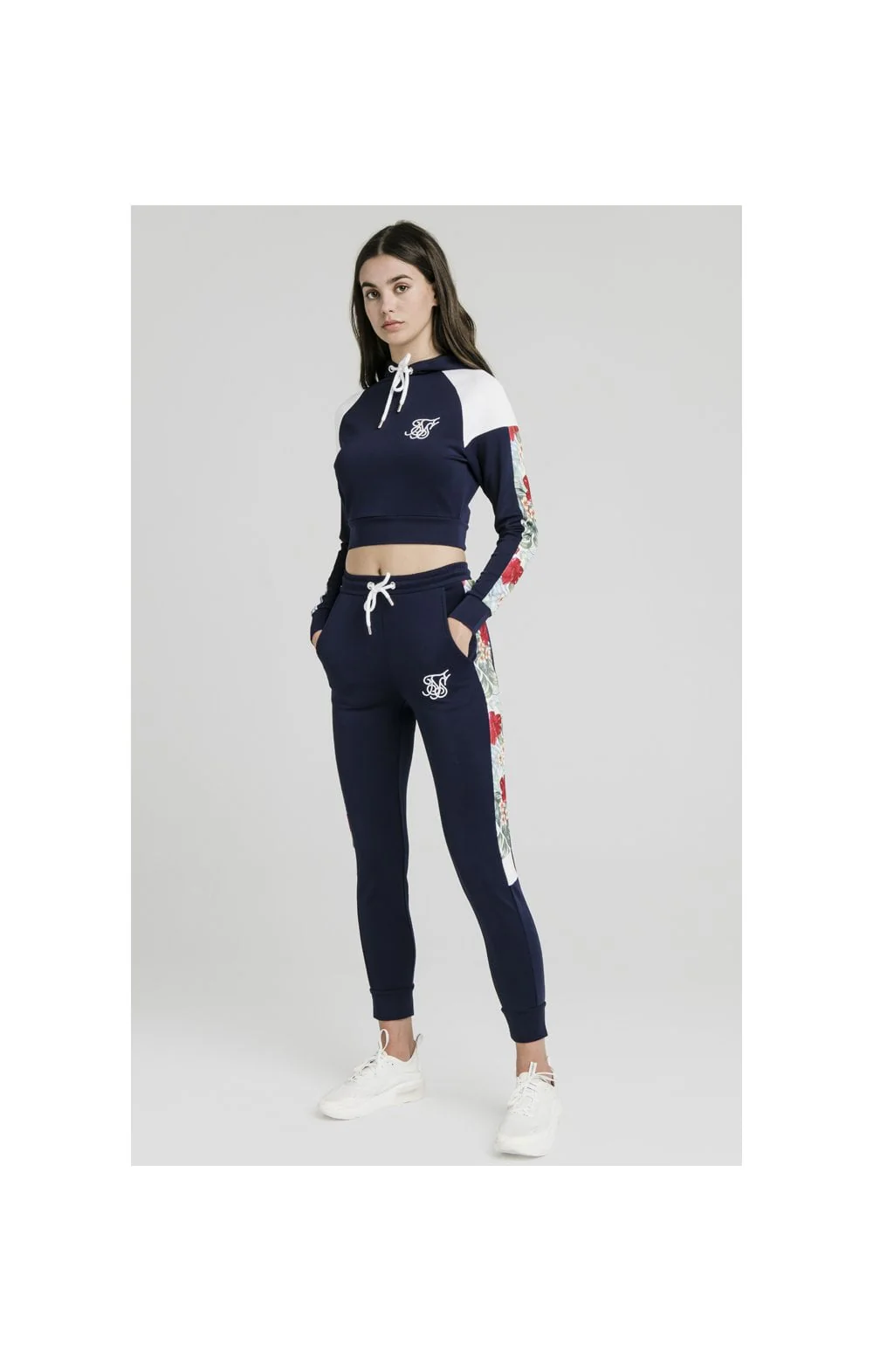 SikSilk Tropical Print Track Pants – Eclipse - Image 3