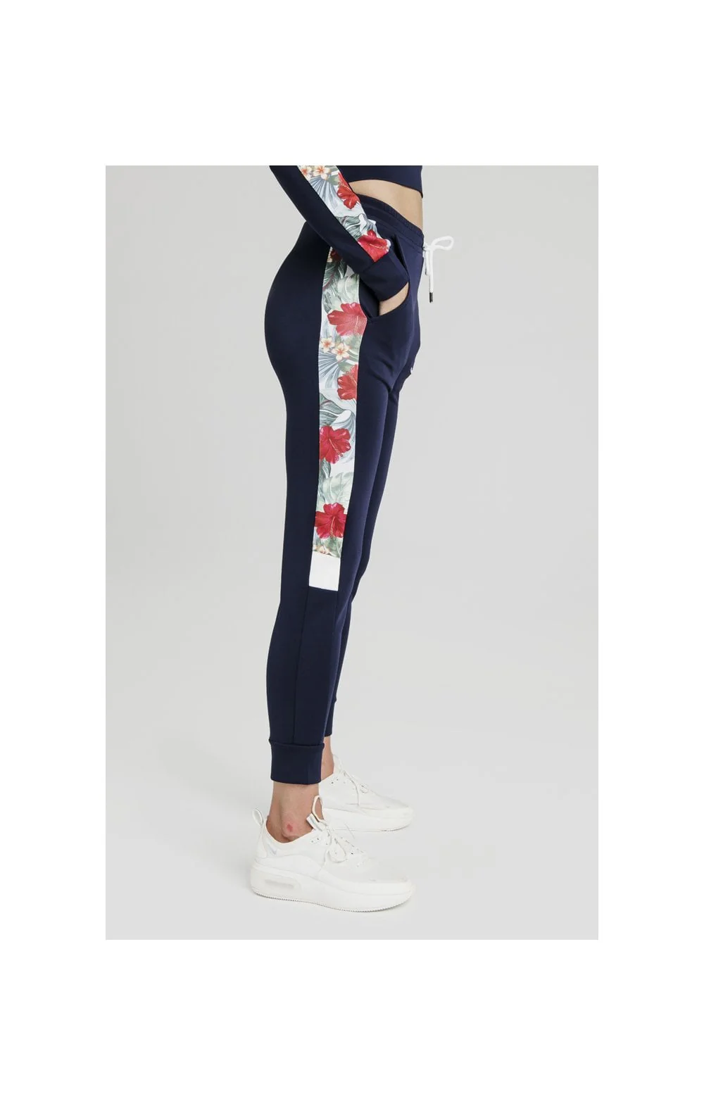 SikSilk Tropical Print Track Pants – Eclipse - Image 6