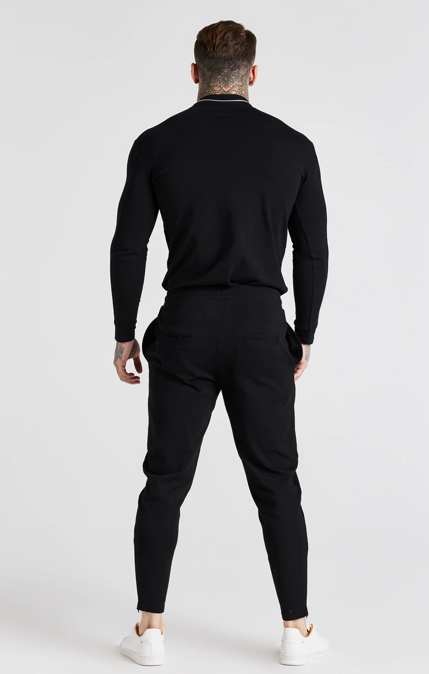 Black Turtle Neck Long Sleeve T-Shirt - Image 5