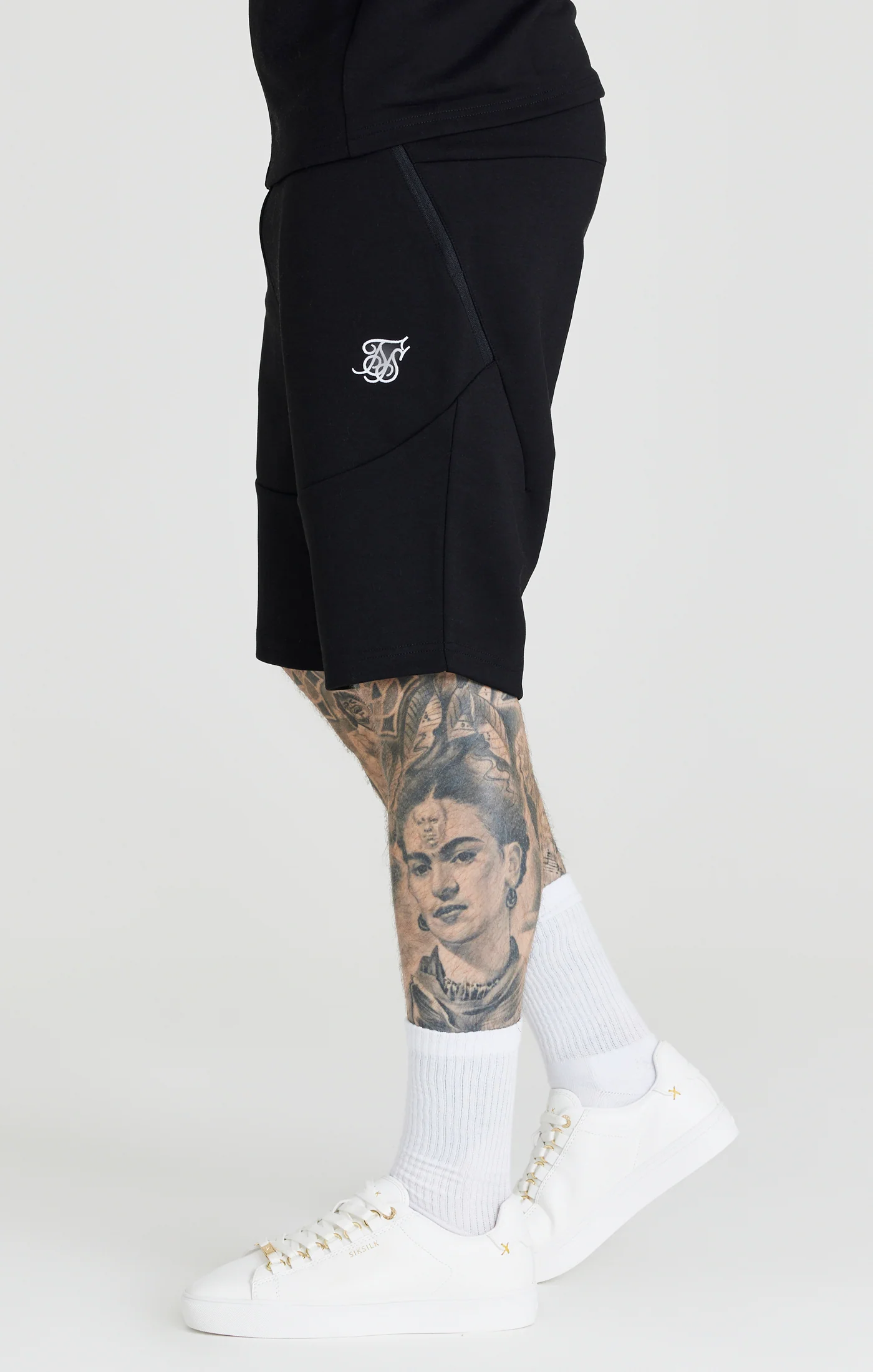 Black Zip Through Hoodie And Short Twin Set - Image 7