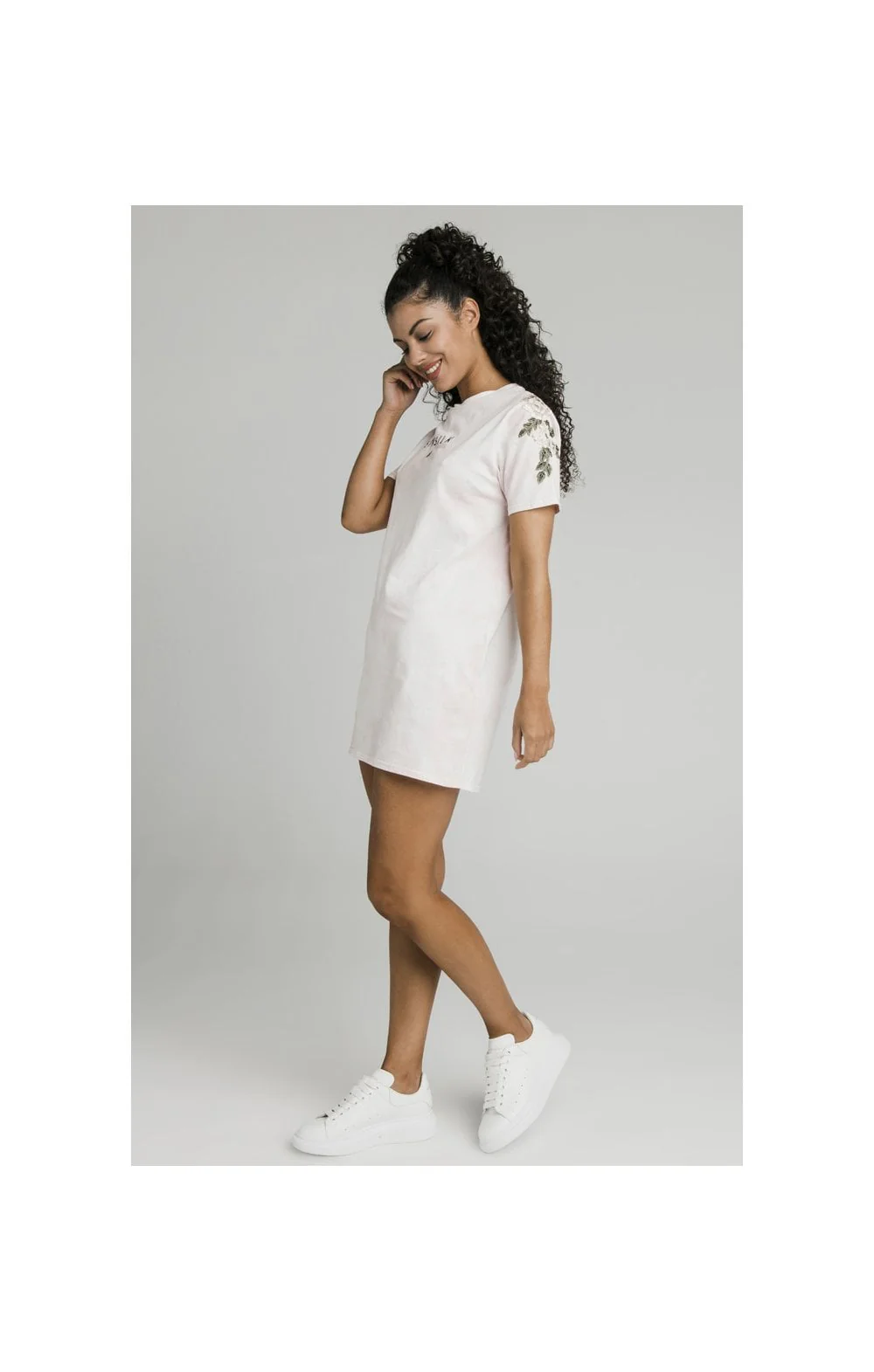 SikSilk Tye-Dye T-Shirt Dress - Pink - Image 5