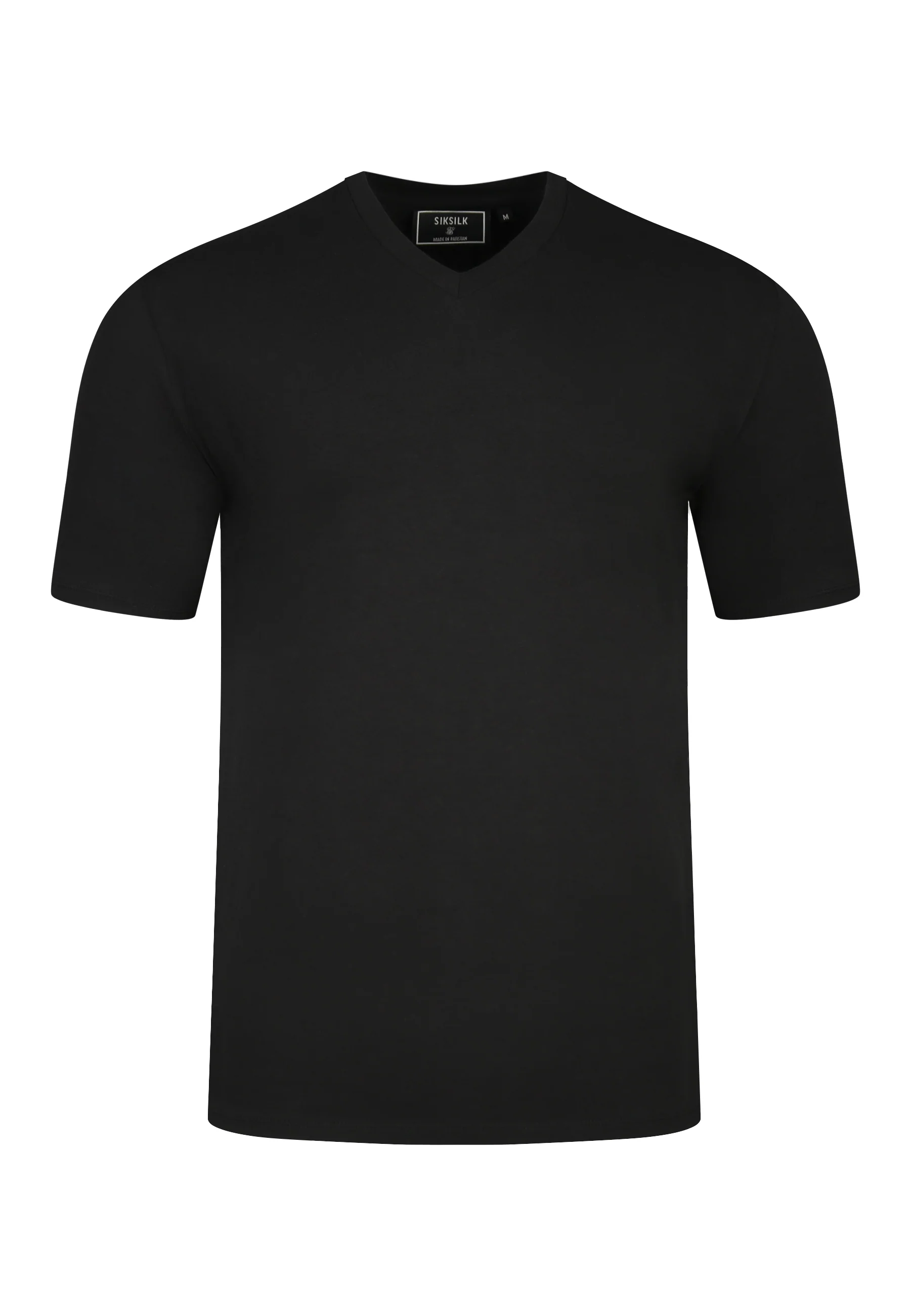 Black V-Neck T-Shirt - Image 6